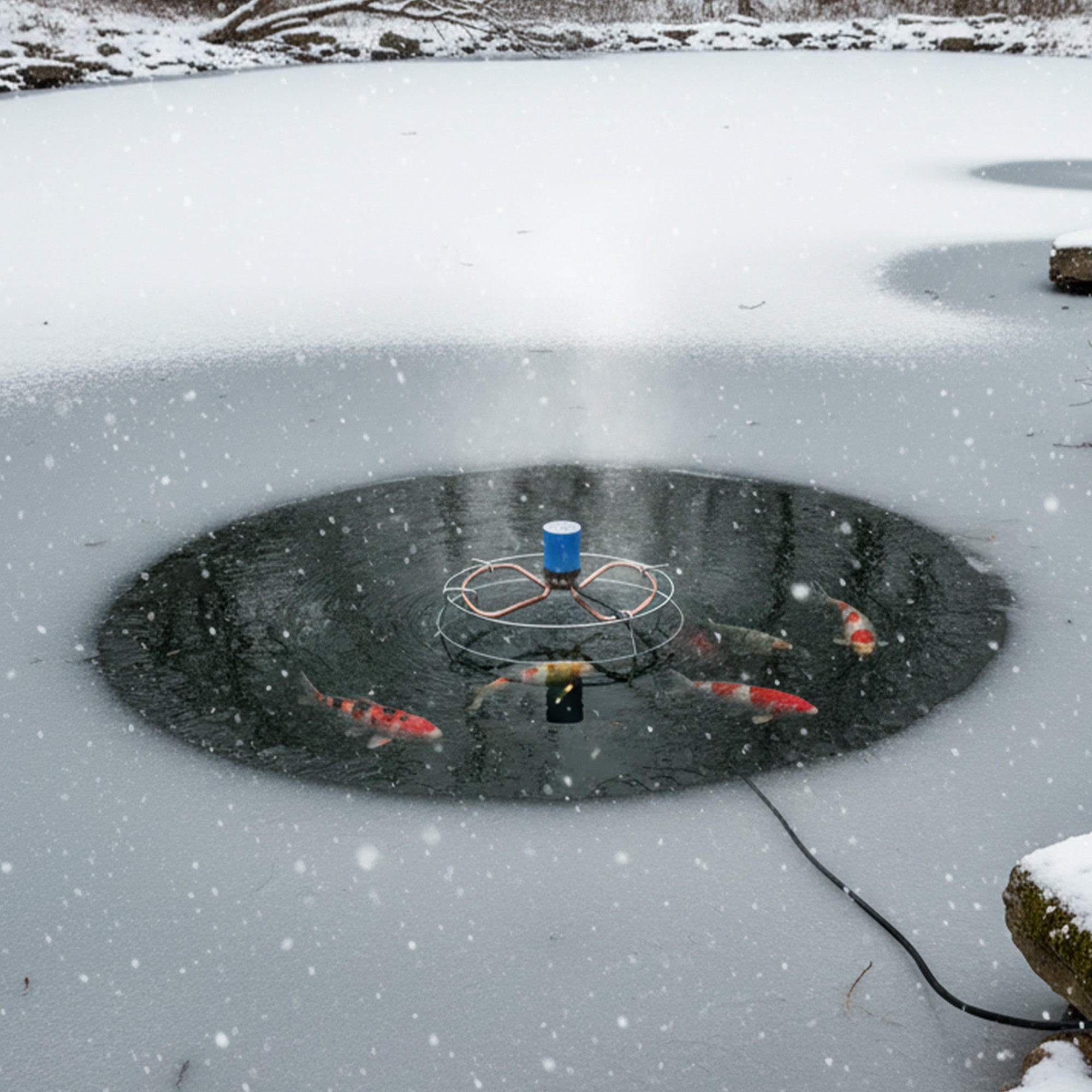 Farm Innovators P-429 Submergible 1500W All Pond De-Icer Heater with Cage (Used) - VMInnovations