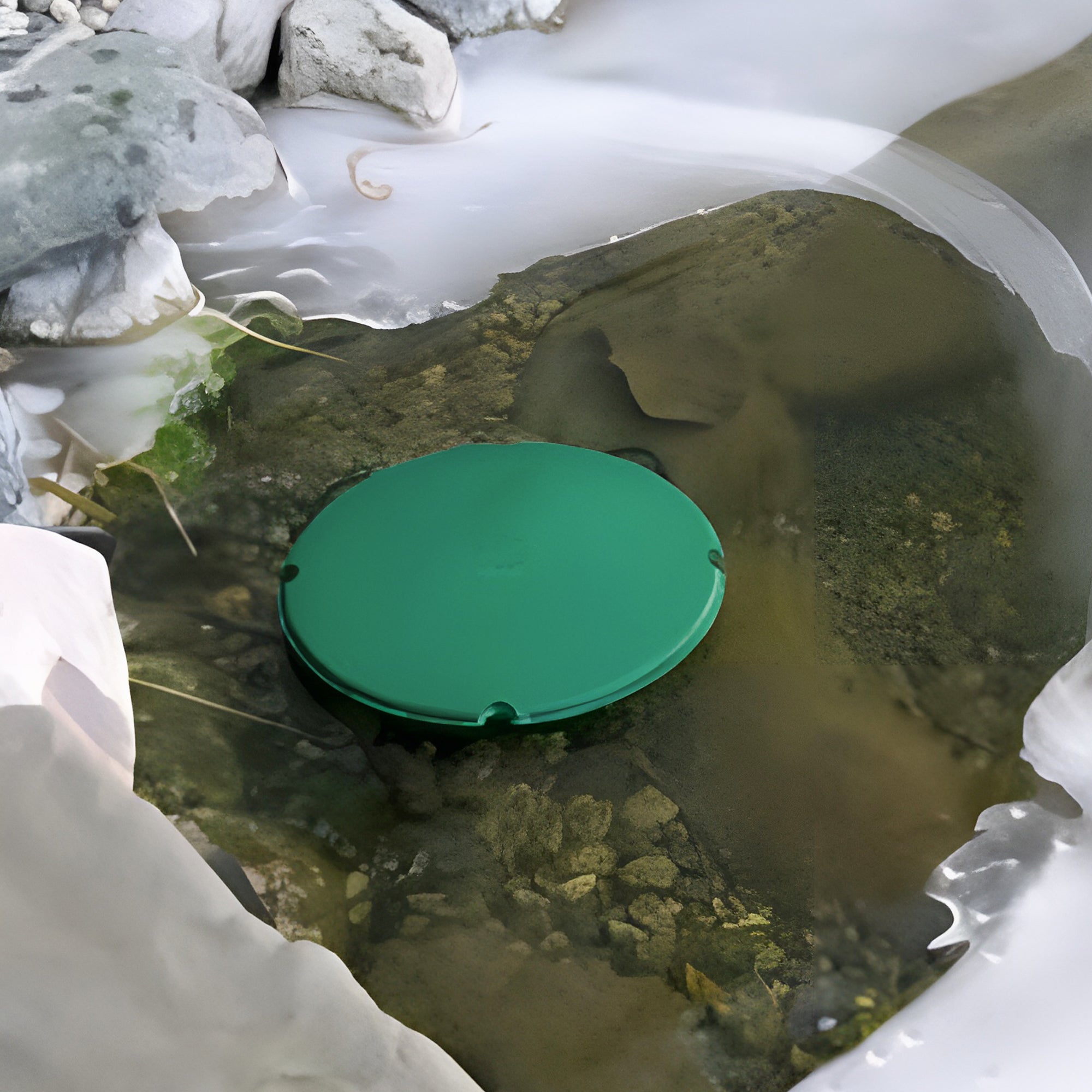 Farm Innovators PS-200 Cast Aluminum 200 Watt All Pond Floating De-Icer Heater - VMInnovations