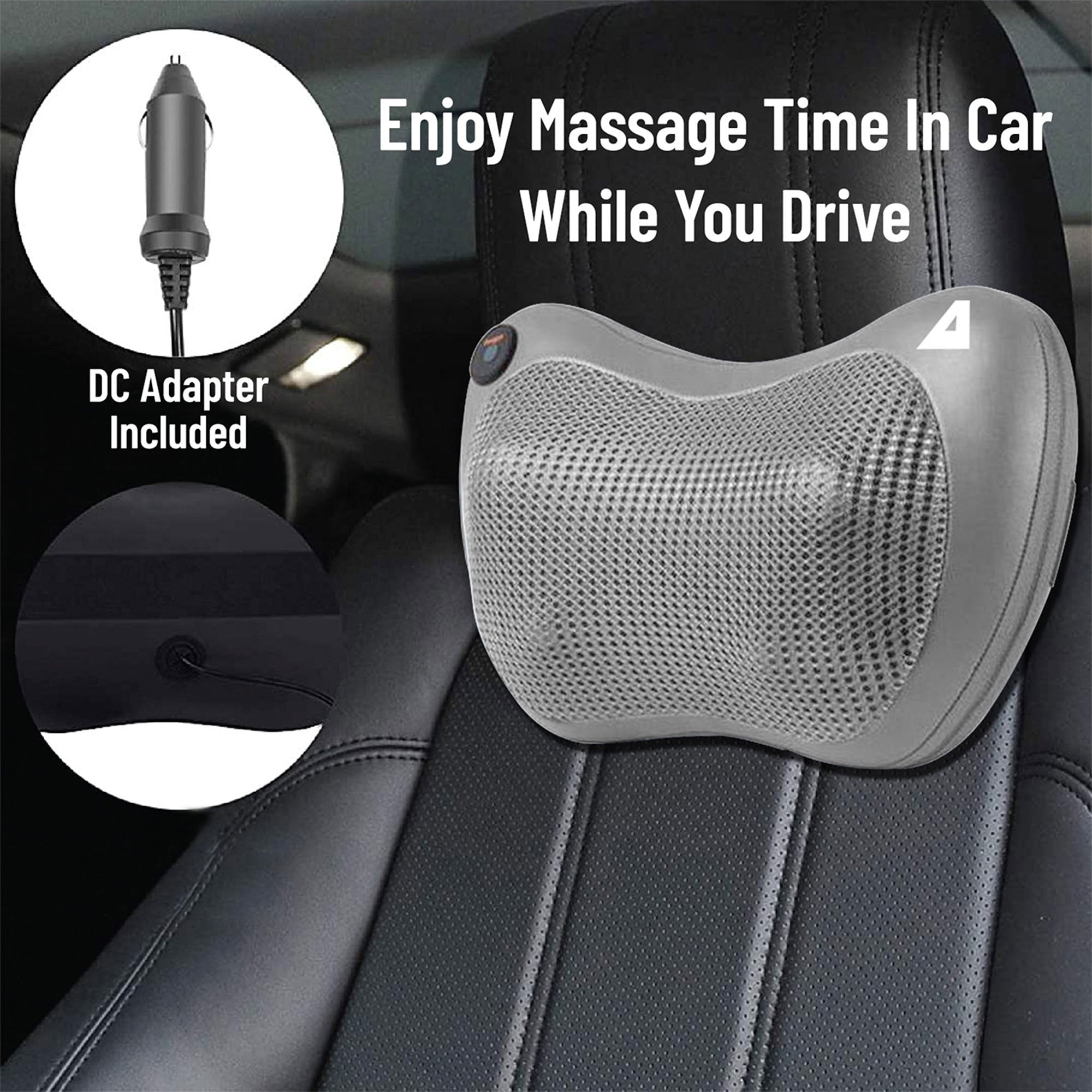 TRAKK Shiatsu Back and Shoulder Neck Heated Full Body Massager Pillow (Used) - VMInnovations