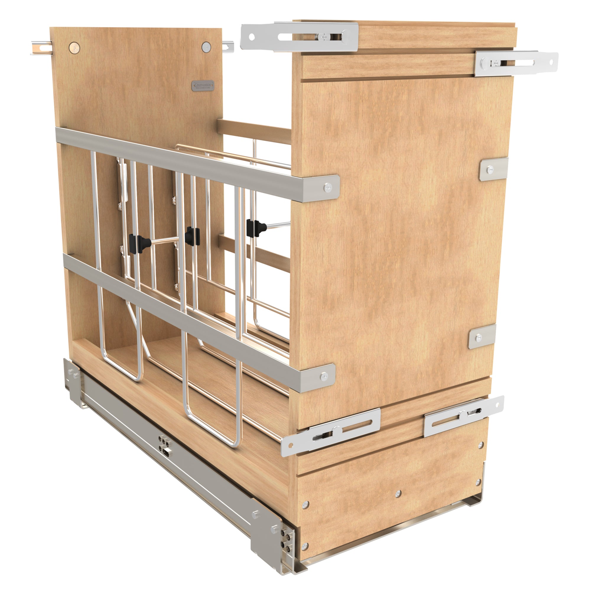 Rev-A-Shelf 8.75" Tray Divider for Foil & Wrap Organizer w/ Soft-close, 447-BCSC-8C - VMInnovations