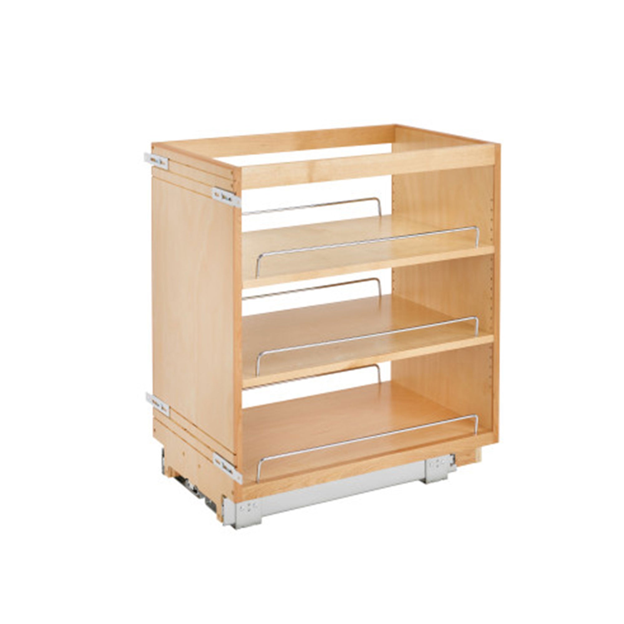 Rev-A-Shelf 14" Pullout Kitchen Cabinet Organizer Pantry Spice Rack, 448-BC-14C - VMInnovations