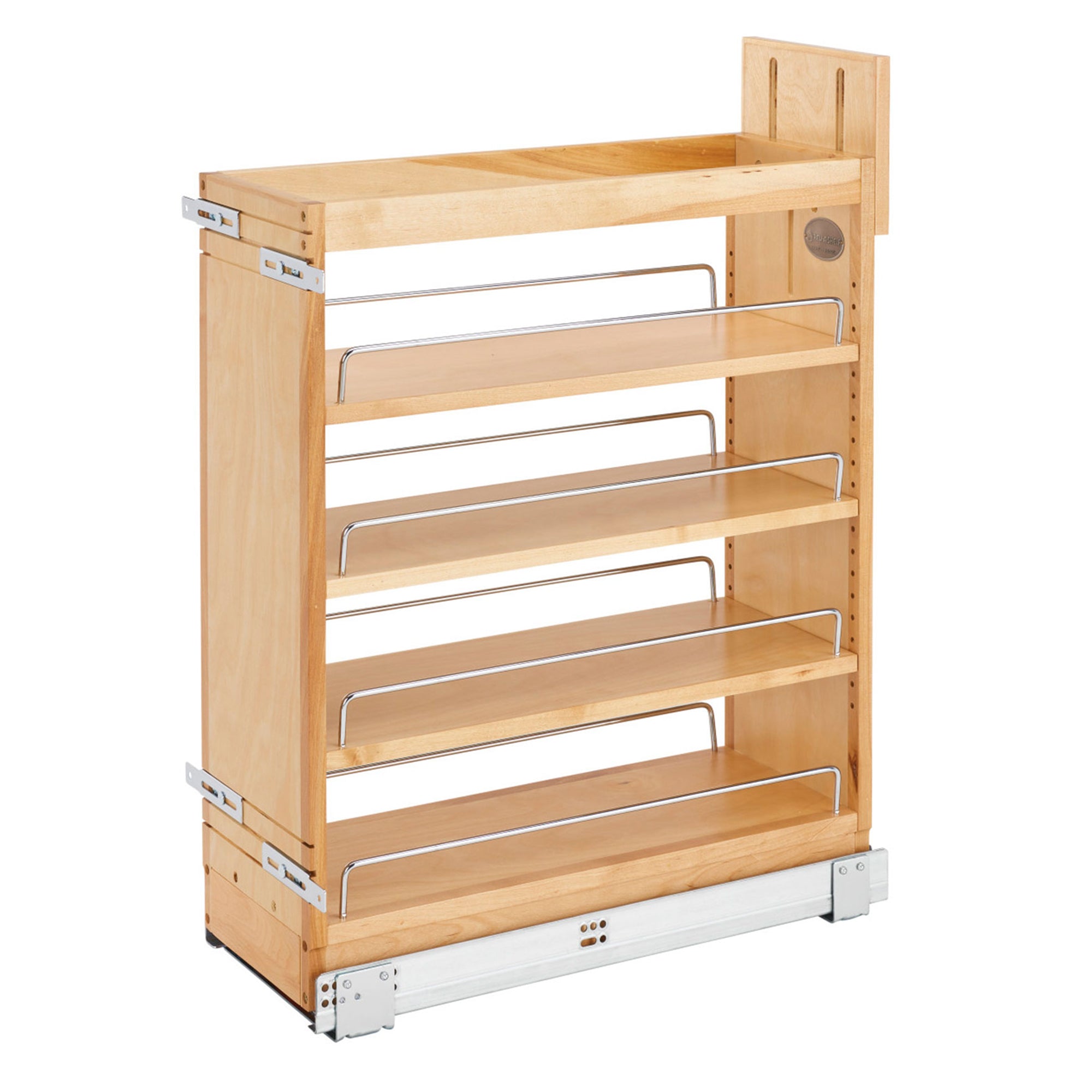 Rev-A-Shelf 8.75'' Pullout Kitchen Cabinet Organizer Soft-close, 448-BCSC-8C - VMInnovations