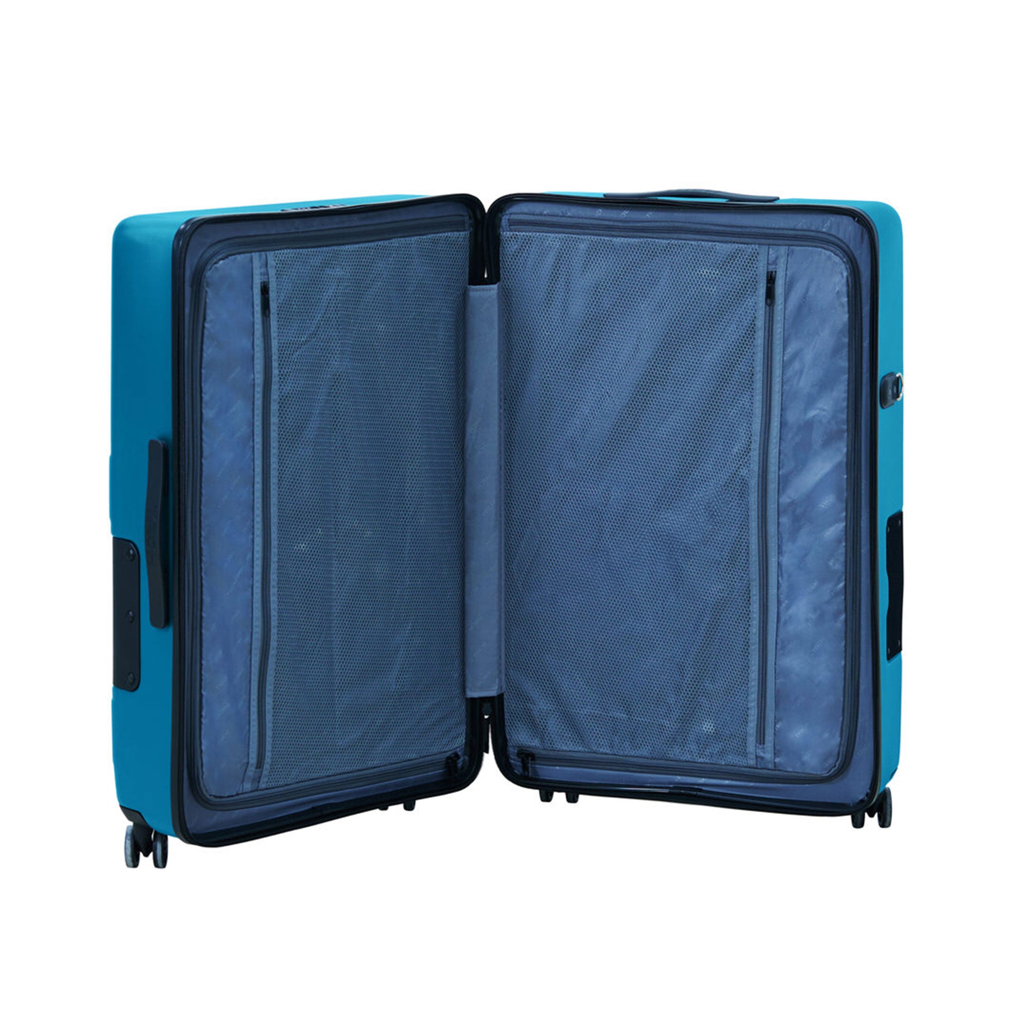 TACH V3 Hard Shell Rolling Suitcase Luggage Set w/ Wheels, Blue (Open Box) - VMInnovations