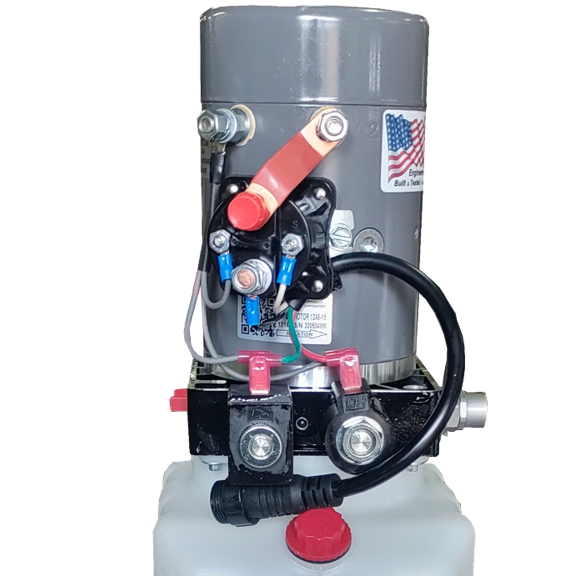 KTI Hydraulics12 Single Double Acting Power Up/Down/Gravity Down, 8 Qt (Used) - VMInnovations