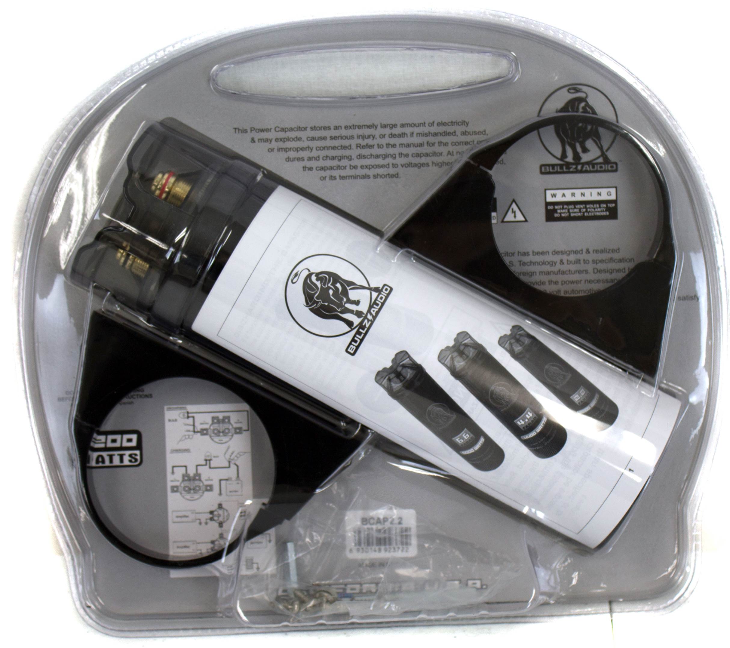 BULLZ AUDIO BCAP 2.2 Farad Car Digital Power Capacitor | Open Box