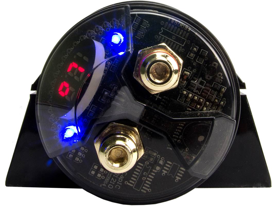 NEW! BULLZ AUDIO 6600W 12V BCAP6.6 Car Digital Power Farad Capacitor | BCAP6.6