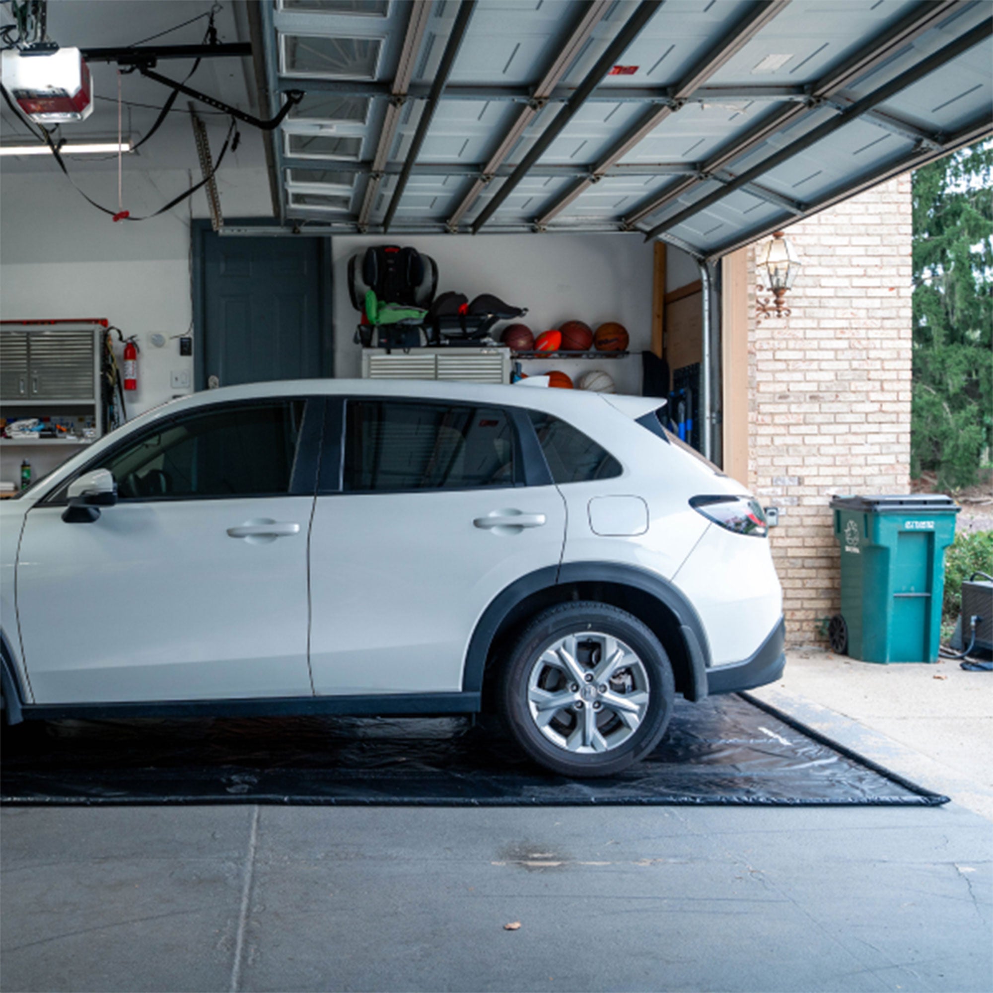 AutoFloorGuard 7.75 Foot by 16ft Compact Size Garage Containment Mat (For Parts) - VMInnovations