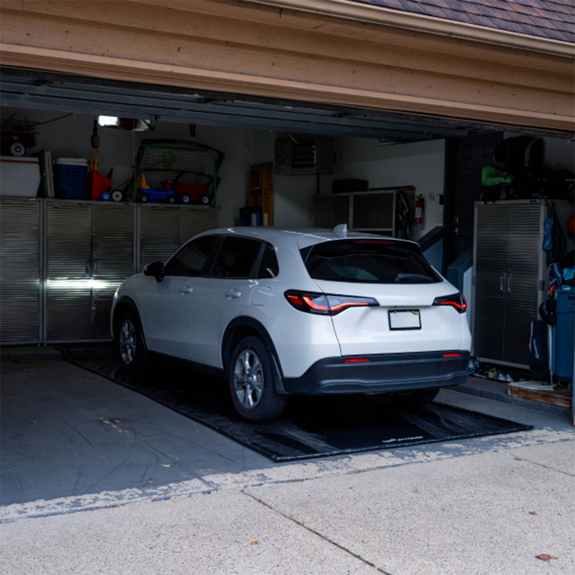 AutoFloorGuard 7.75 Foot by 16ft Compact Size Garage Containment Mat (For Parts) - VMInnovations