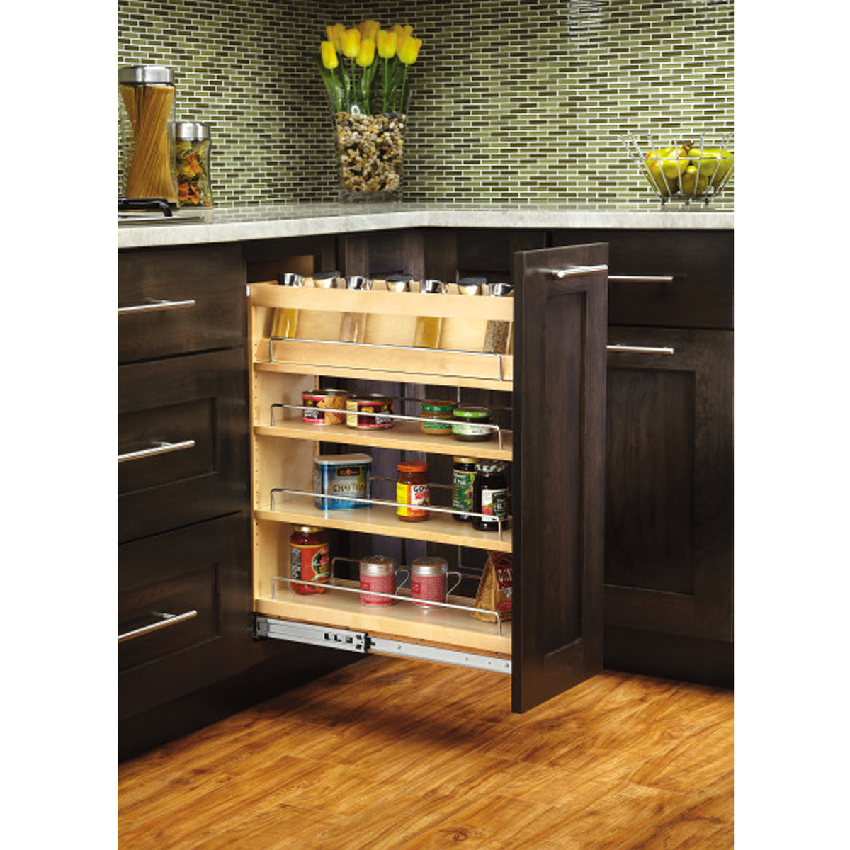 Rev-A-Shelf 448-08SC-SRI-1 19.44" Spice Rack Insert for 8" 448 Series Cabinet
