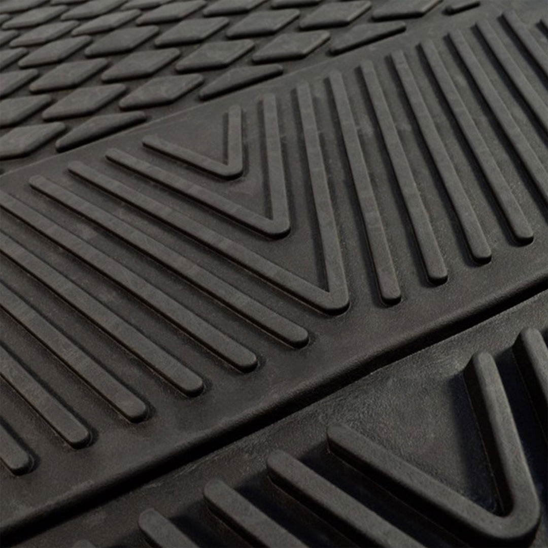 Fanmats 27x17in Vinyl Front Car Floor Mat 2 Piece Set, NFL New Orleans Saints - VMInnovations