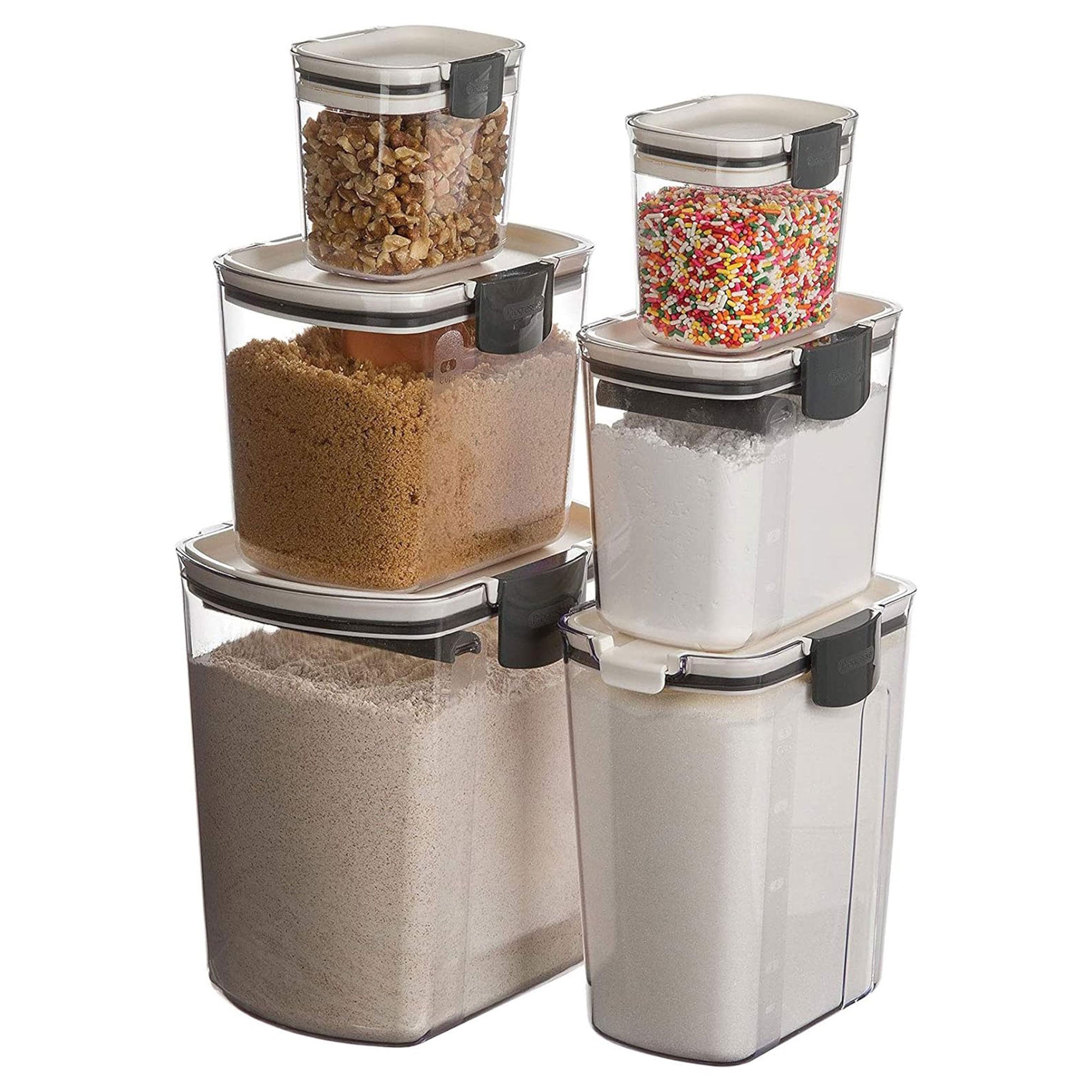Progressive International 8 Piece Set with Coffee Container & Grain Container