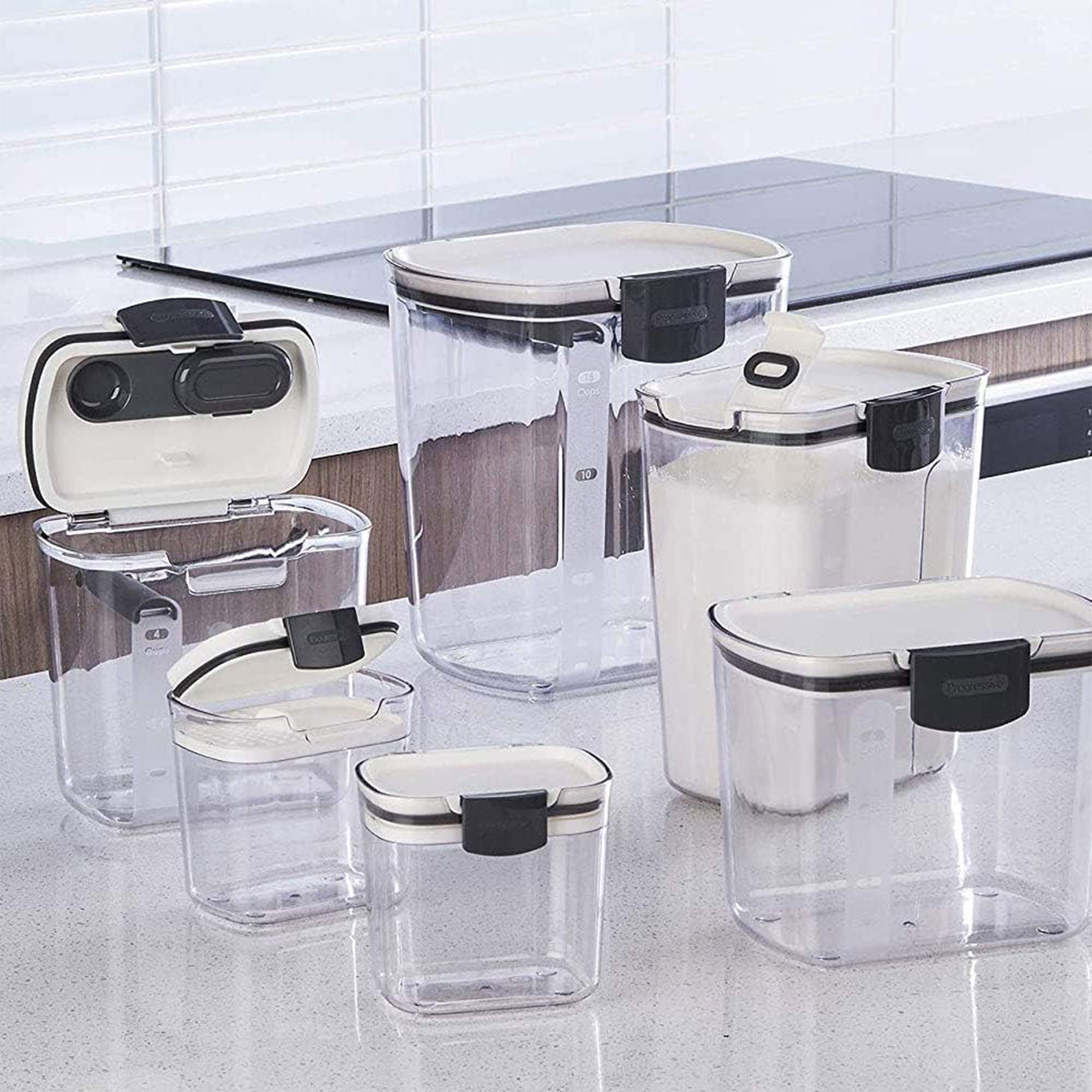 Progressive International 8 Piece Set with Coffee Container & Grain Container