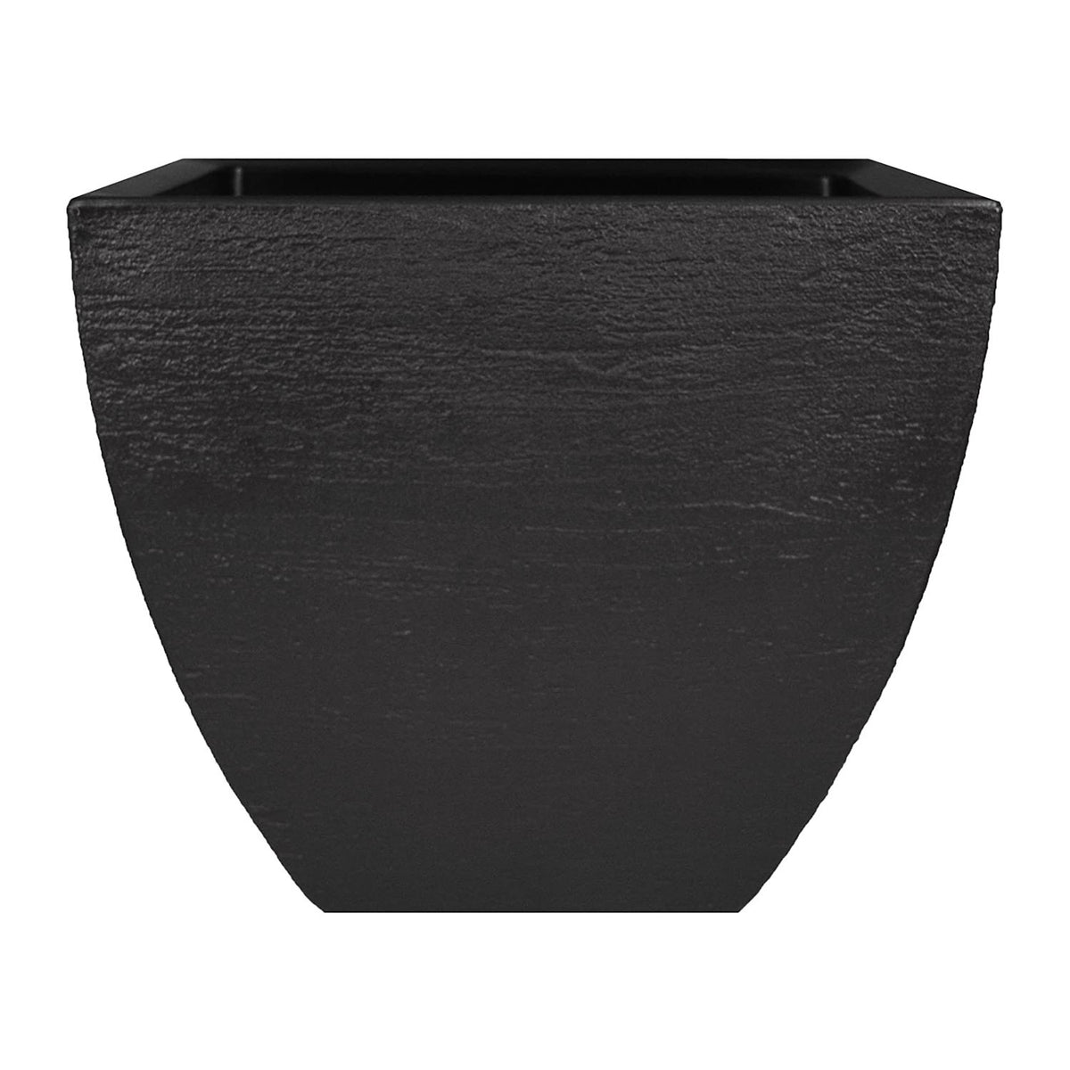 Tusco Products Modern 16" Molded Plastic Square Garden Planter Pot (Open Box)