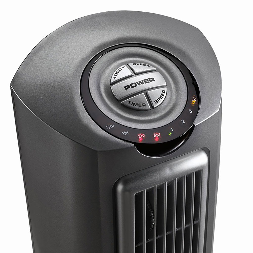 Lasko 52 Inch 3 Speed Quiet Oscillating Tower Pedestal Fan with Remote, Black