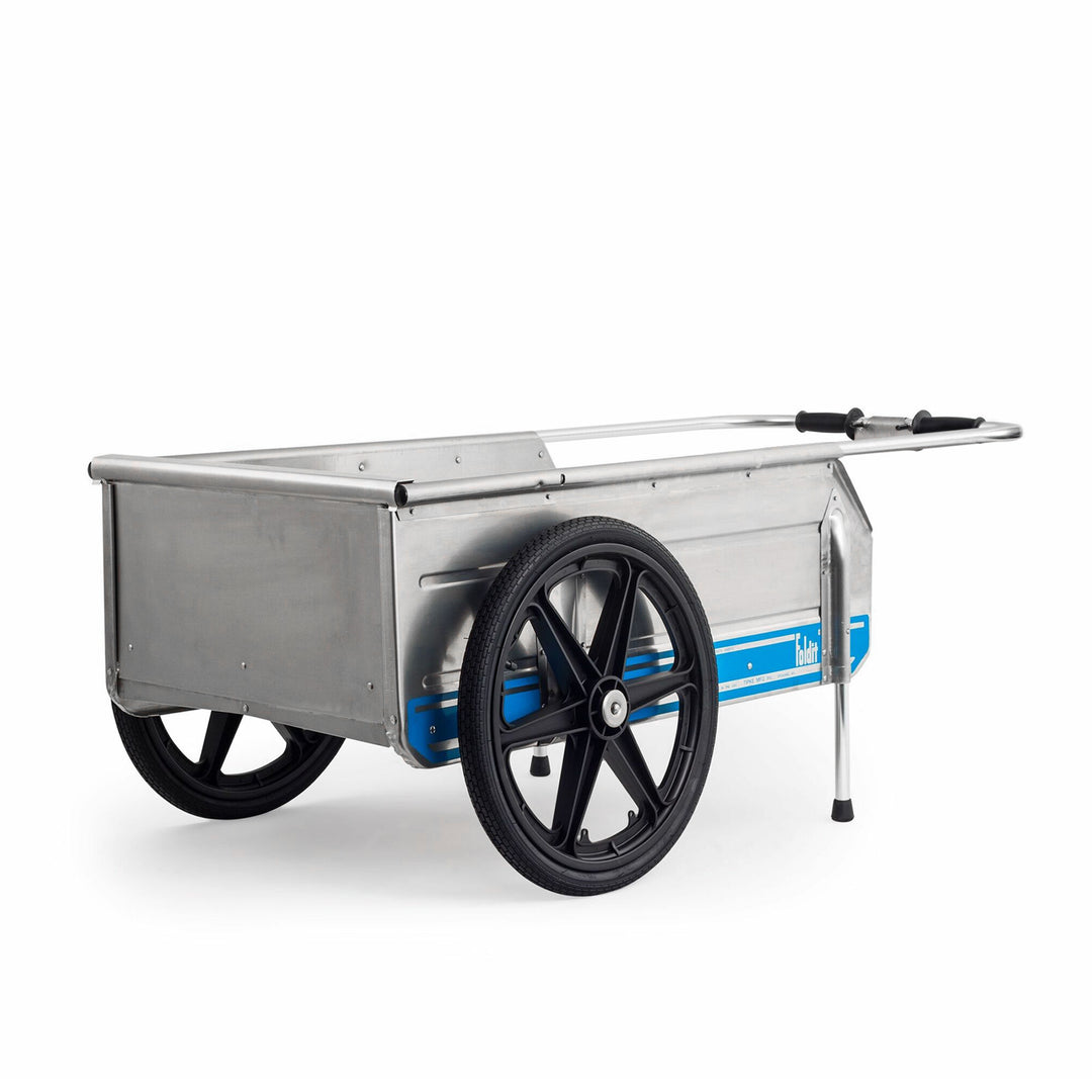 Tipke Manufacturing Company Foldit Do It All Aluminum Folding Cart, Blue Stripe - VMInnovations