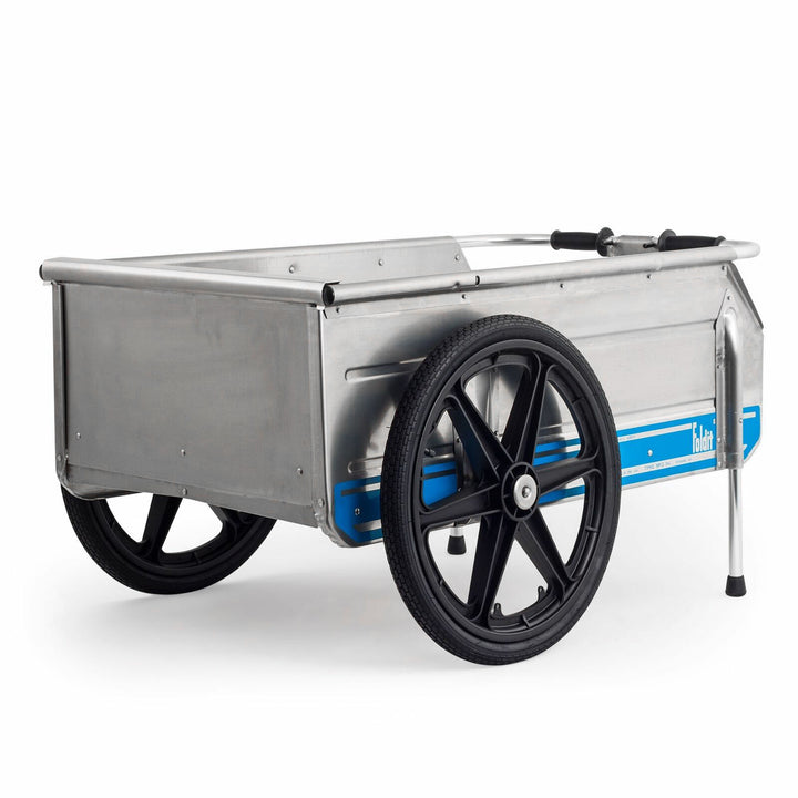 Tipke Manufacturing Company Foldit Do It All Aluminum Folding Cart, Blue Stripe - VMInnovations
