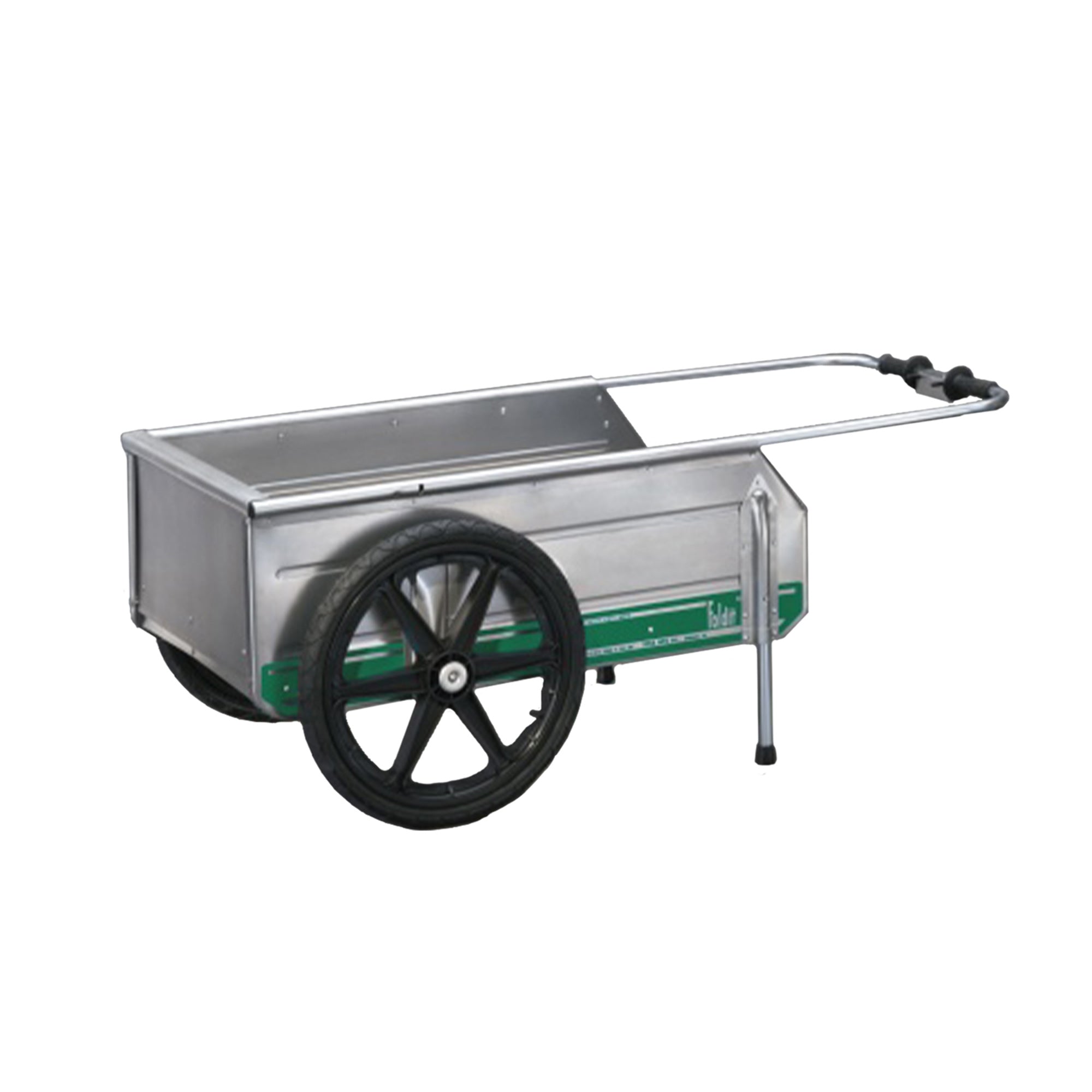 Tipke Manufacturing Company Foldit Do It All Aluminum Folding Cart, Green Stripe - VMInnovations