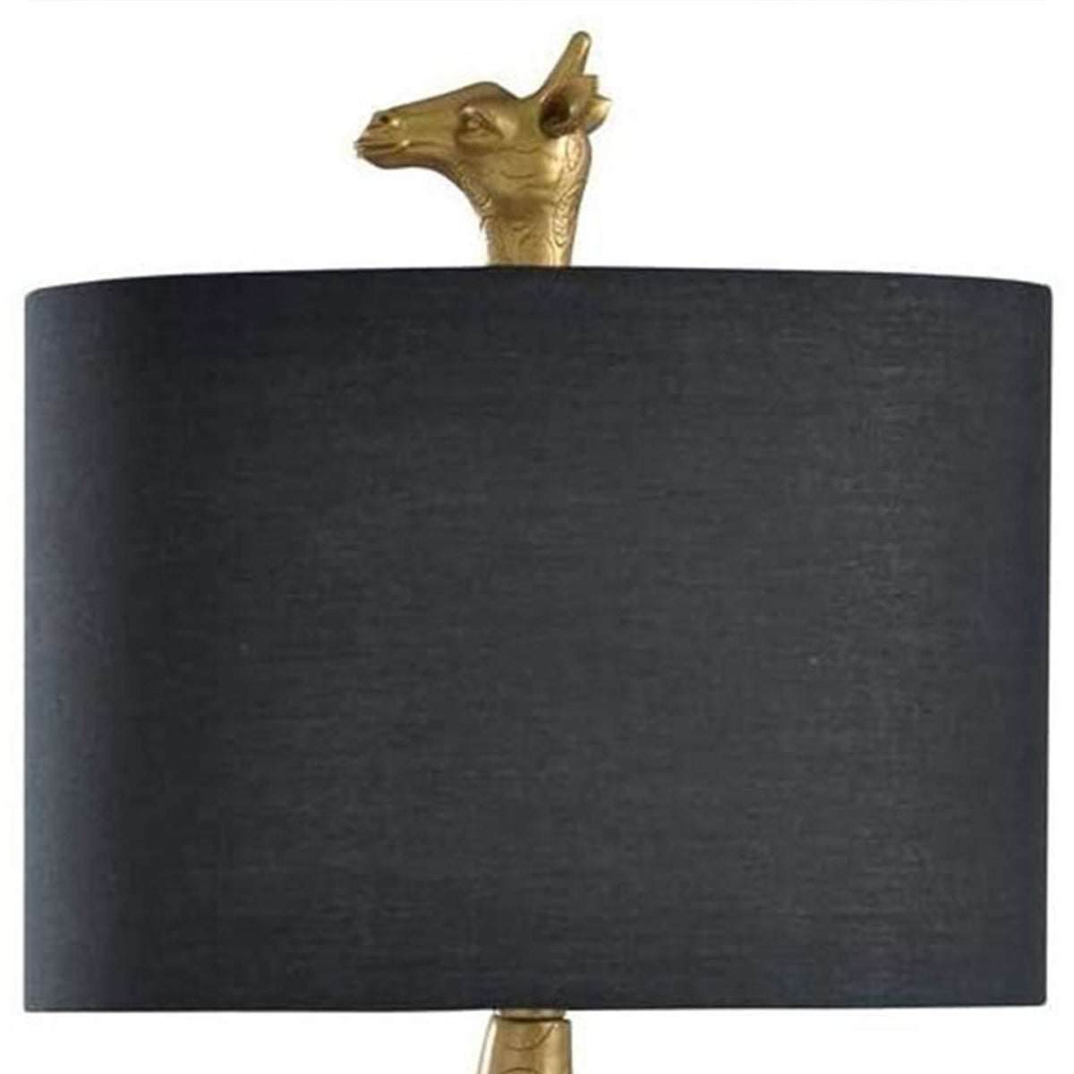 Collective Design Signature 27 Inch Portable Giraffe Table Lamp Light, Gold