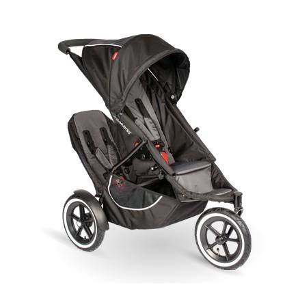 PHIL & TEDS Classic Buggy Double Kit Seat - Black