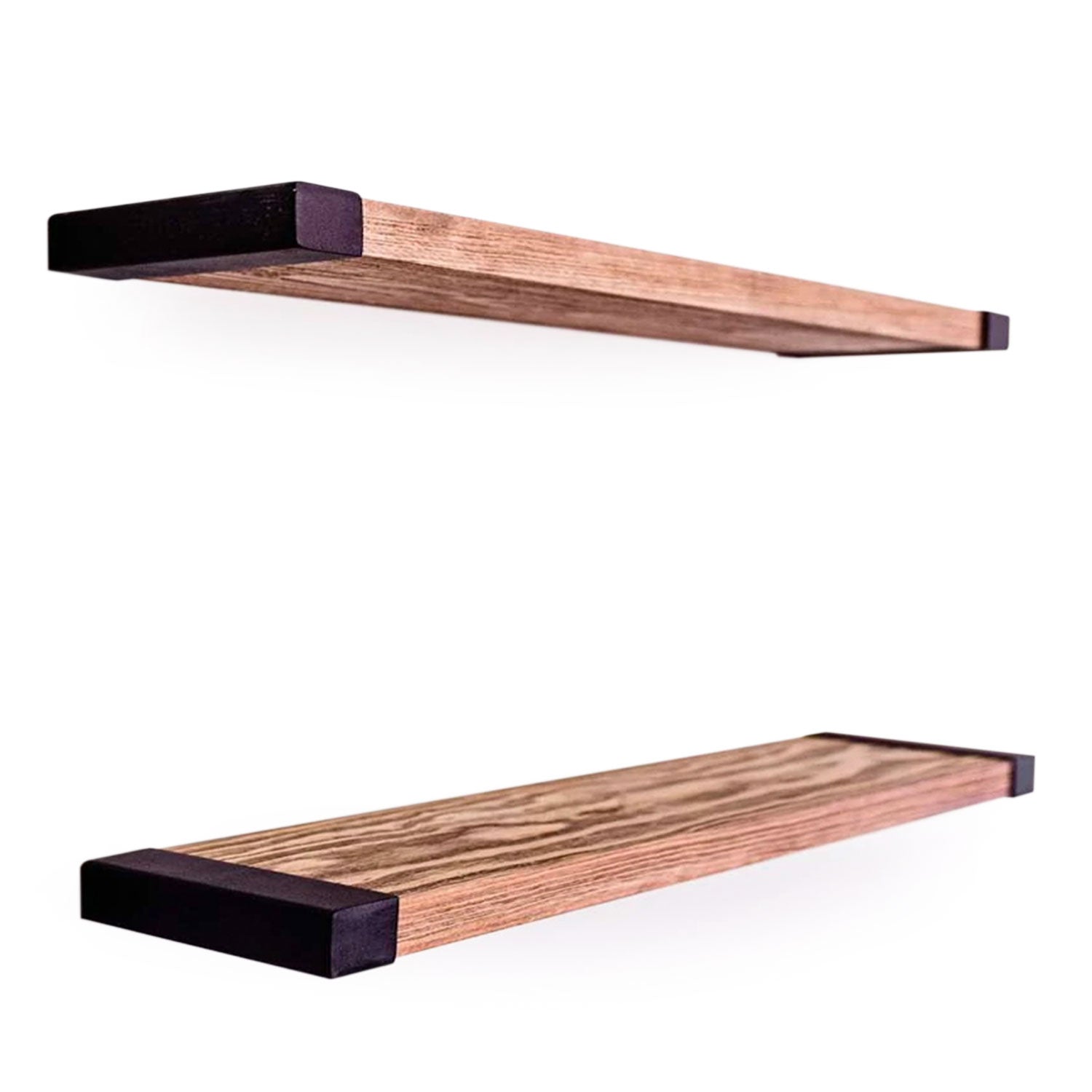 Willow & Grace Floating Shelves - Easily Mounted | Natural (24" Set of 2) (Used) - VMInnovations
