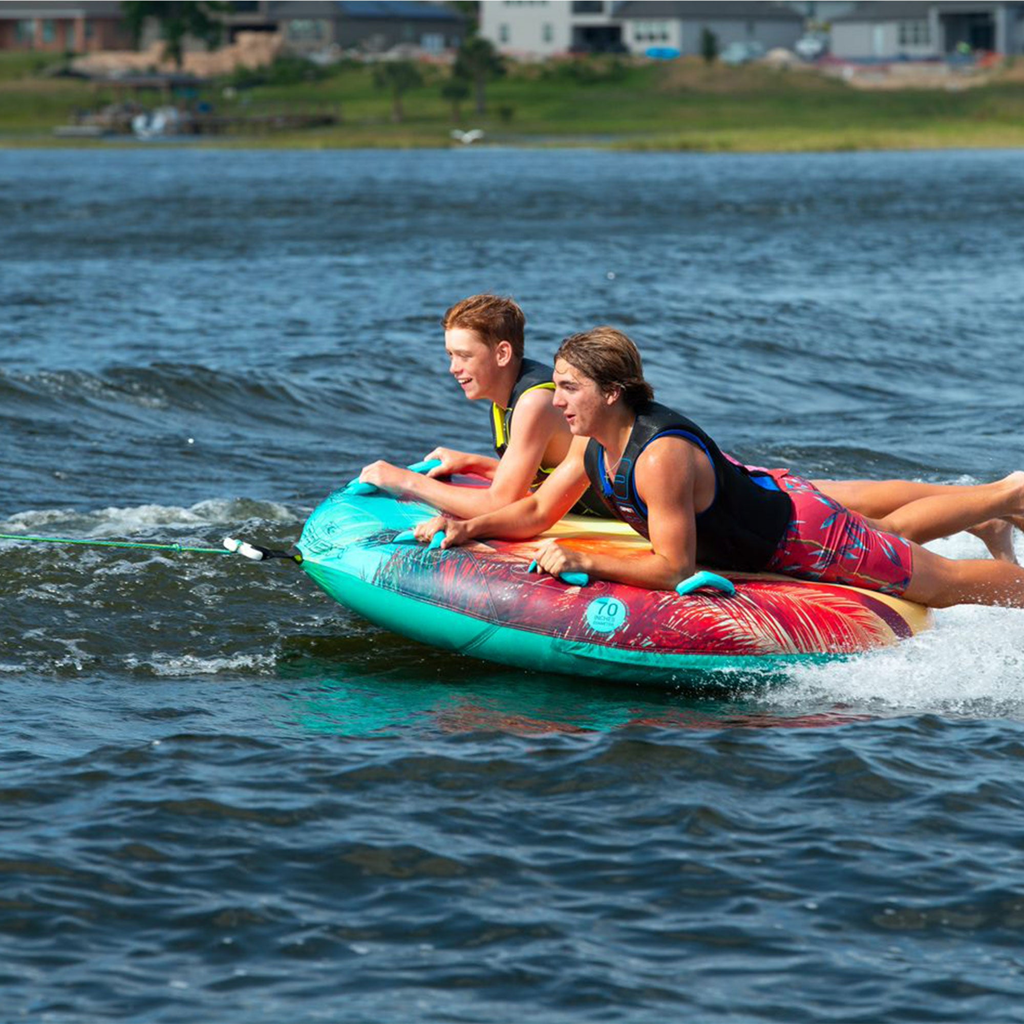 O'Brien Super Screamer 2 Person Inflatable and Towable Water Tube Raft (Used) - VMInnovations