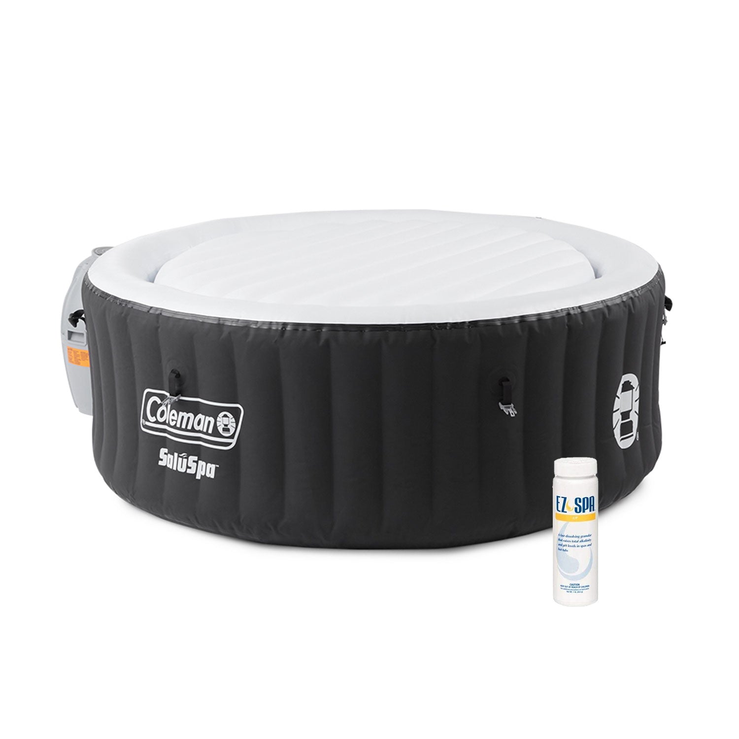 Coleman Miami Spa 4 Person Inflatable Air Jet Hot Tub with Balancing Chemicals - VMInnovations