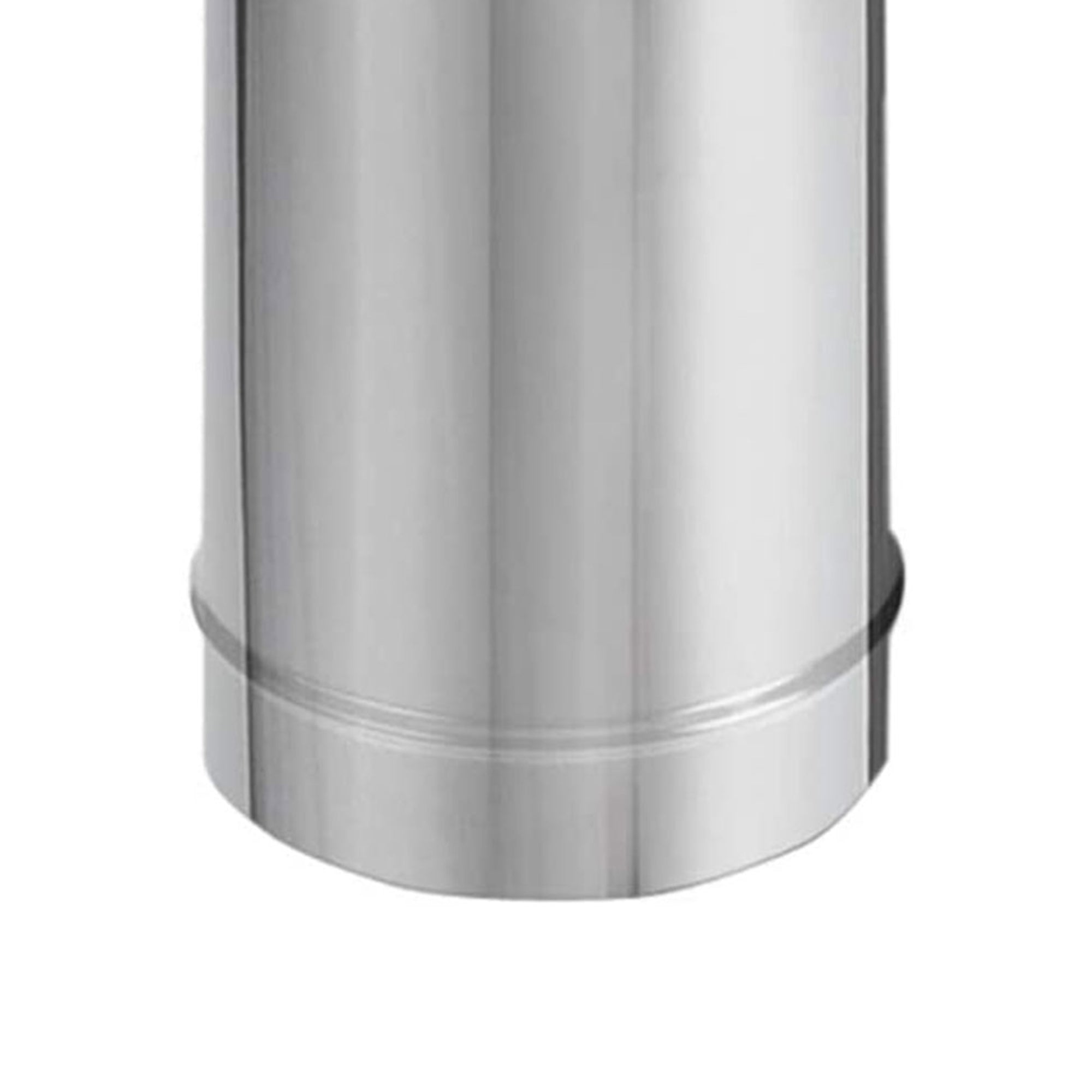 DuraVent DuraBlack 24x6" Stainless Steel Single Wall Stove Pipe Silver(Open Box) - VMInnovations