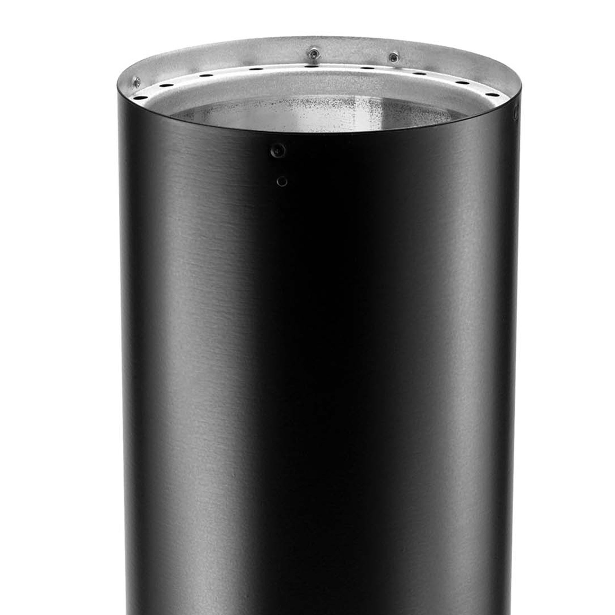 DuraVent DVL 6 Inches Galvanized Stainless Steel Double Wall Stove Pipe, Black - VMInnovations