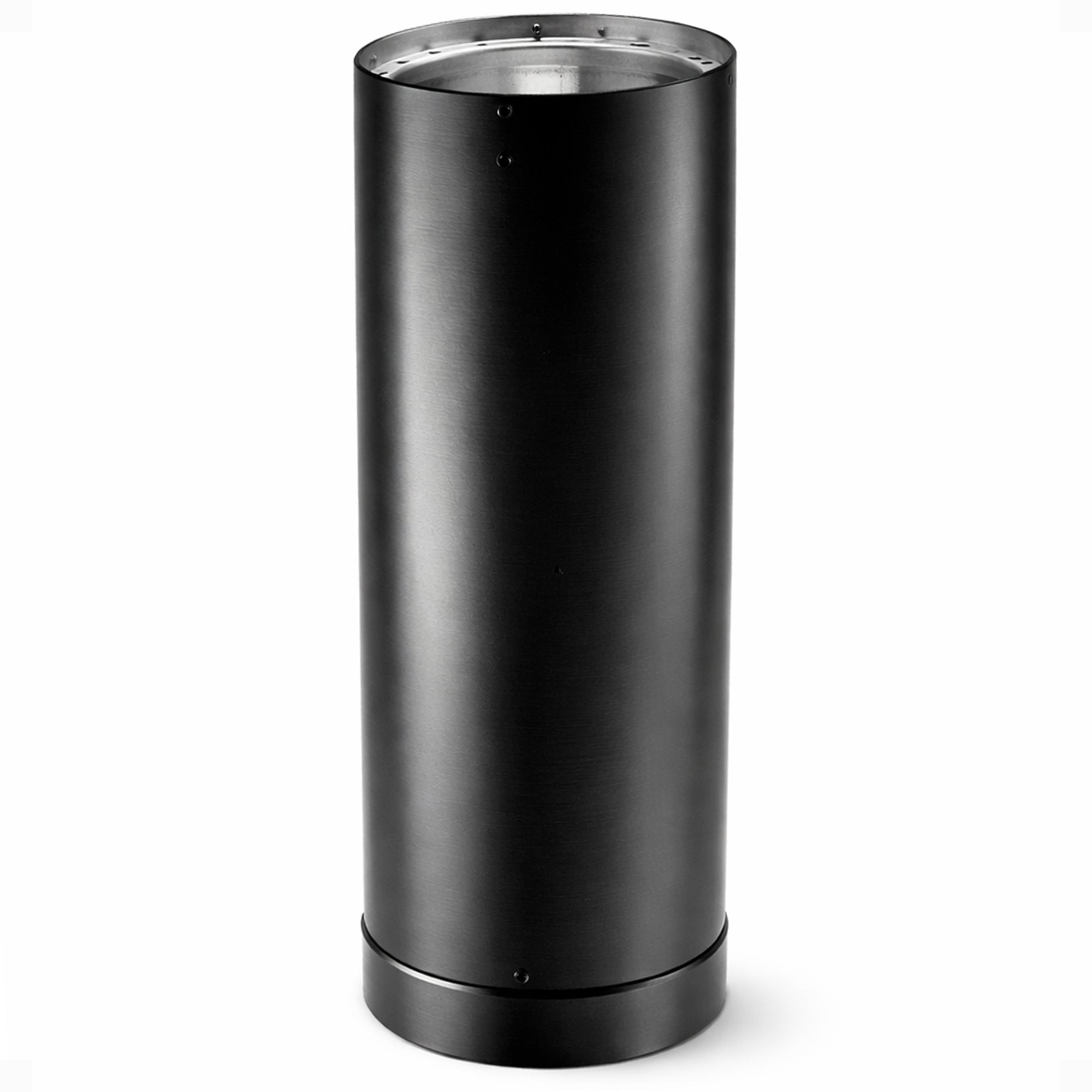 DuraVent DVL Galvanized Steel Double Wall Stove Pipe, 6 x 24" , Black (Open Box) - VMInnovations