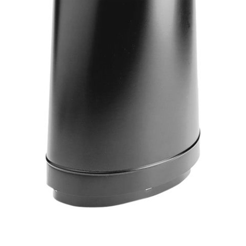 DuraVent DVL Double Wall Oval to Round Flue Adapter, 6 inch, Black (Open Box)