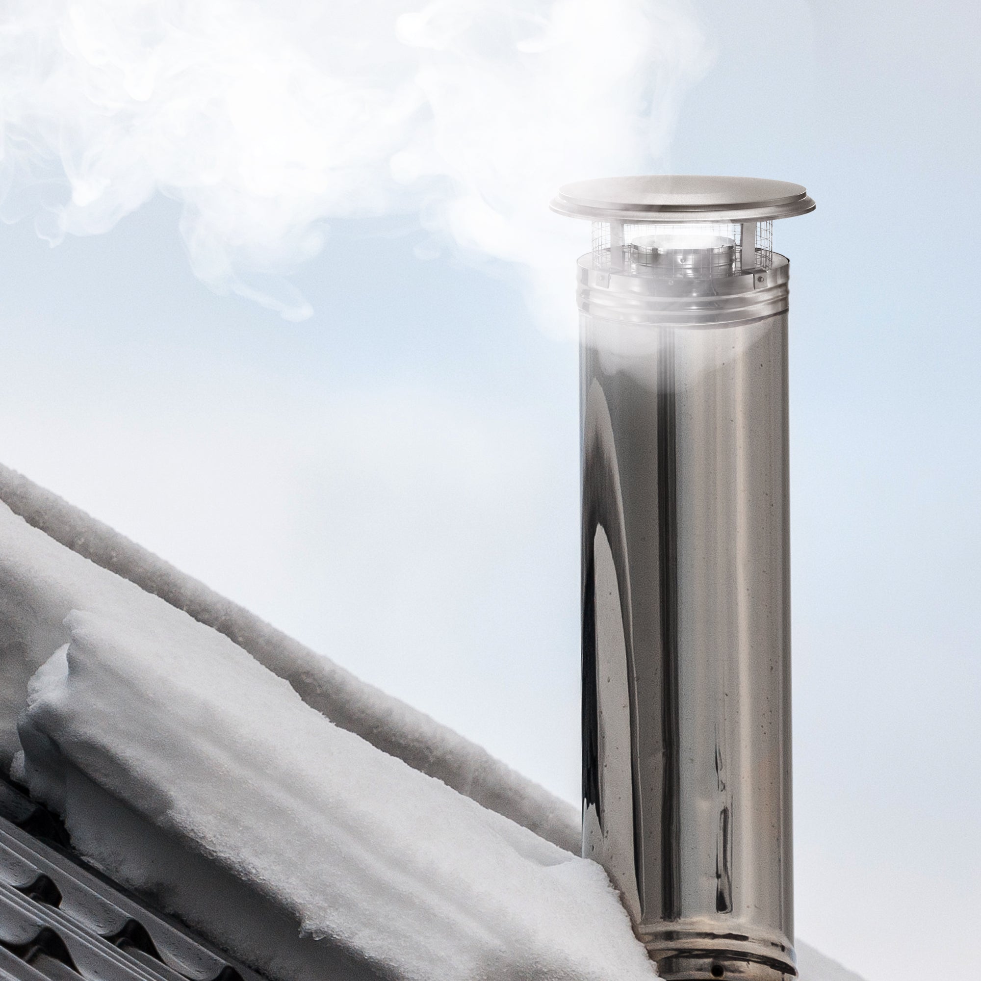 DuraVent DuraPlus Stainless Steel Round Chimney Cap, 8 Inch Diameter (Used) - VMInnovations