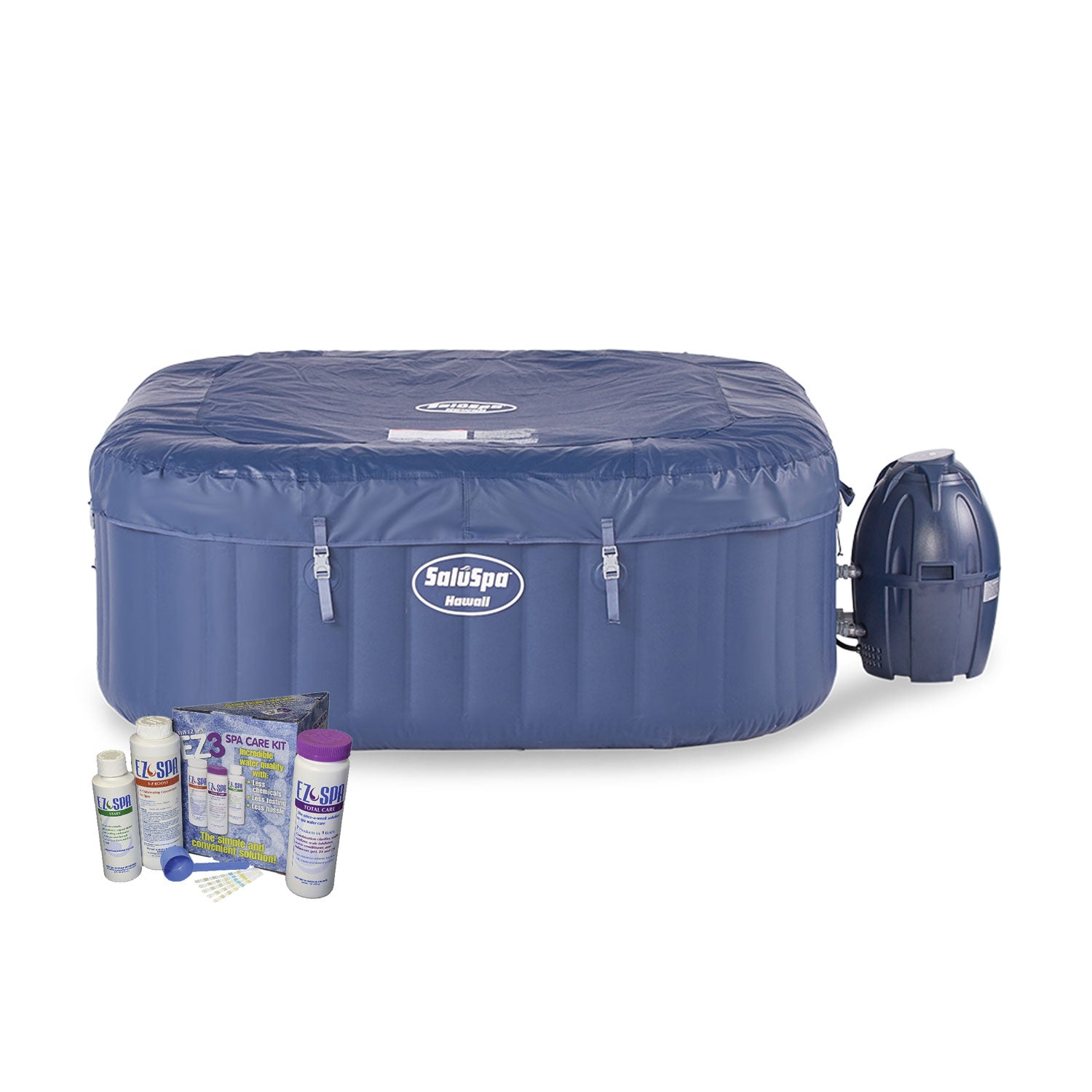 Bestway SaluSpa Hawaii AirJet 6 Person Inflatable Hot Tub with Balancing Kit - VMInnovations