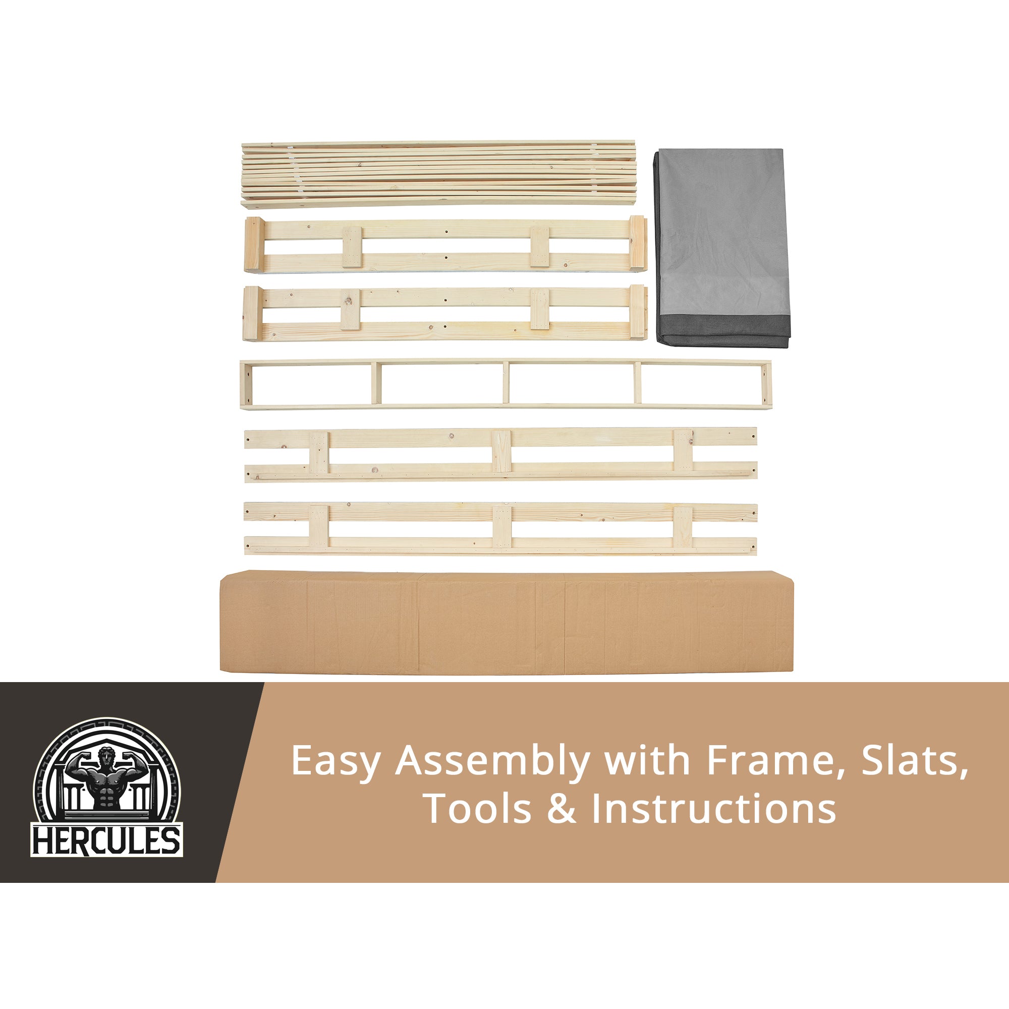 Hercules 8" High Profile Instant Foundation Box Spring Replacement, Queen (Used) - VMInnovations