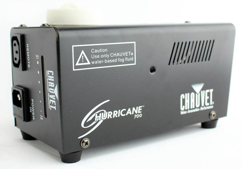 NEW! CHAUVET HURRICANE 700 H-700 Fog/Smoke Machine + DJ BANK LED RGBA Wash Light
