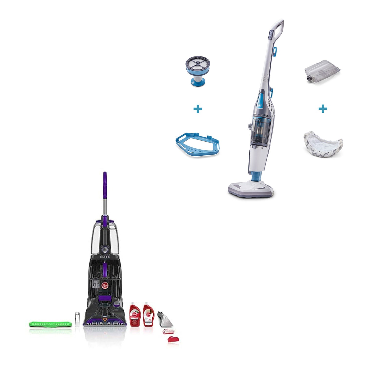 Hoover Power Scrub Elite Upright Multi Floor Cleaner Machine w/Corded Mop Vacuum