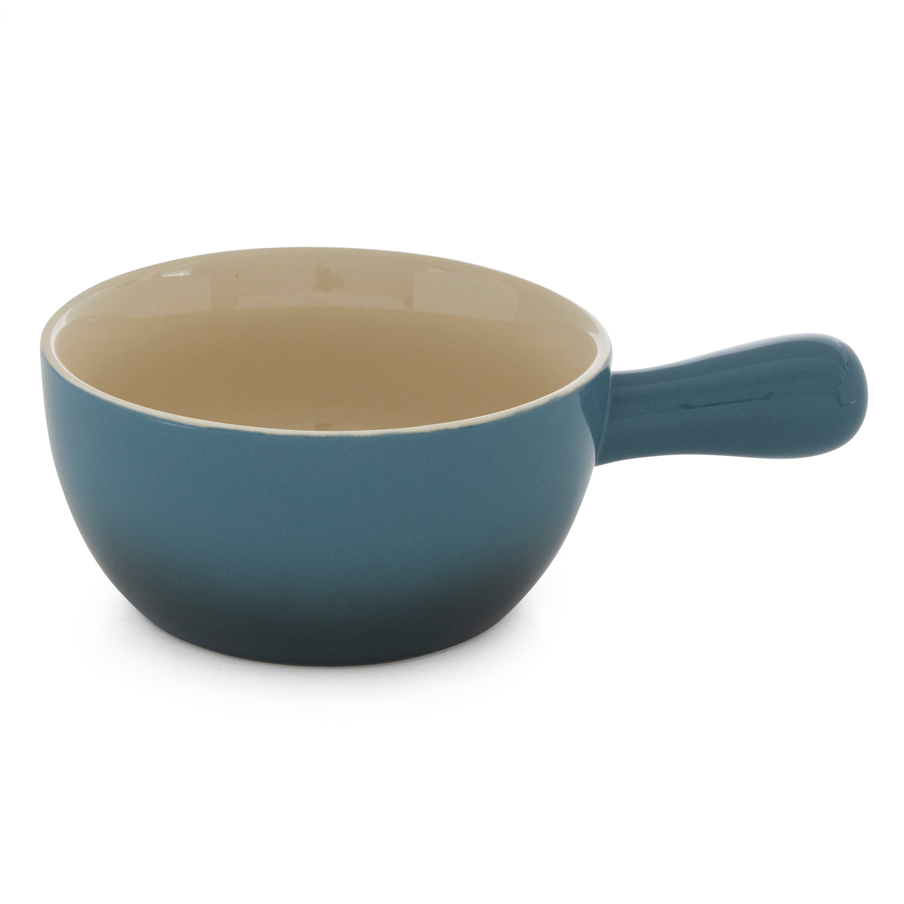Crock-Pot 22oz Artisan Stoneware Soup Bowl w/ Handle, 2-Pack, Gray Gradient - VMInnovations