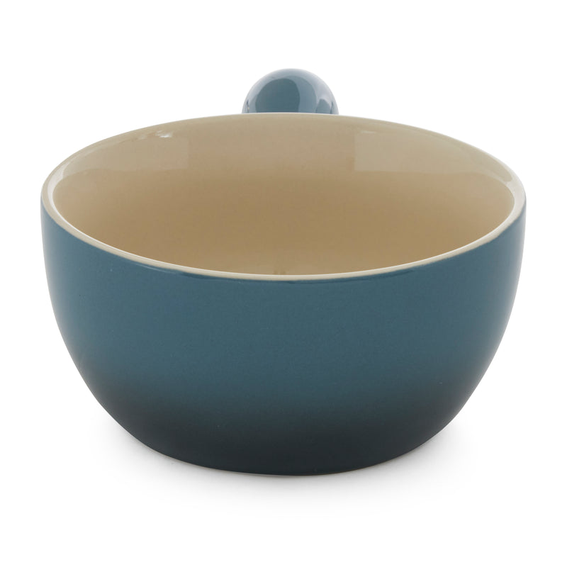 Crock-Pot 22oz Artisan Stoneware Soup Bowl w/ Handle, 2-Pack, Gray Gradient