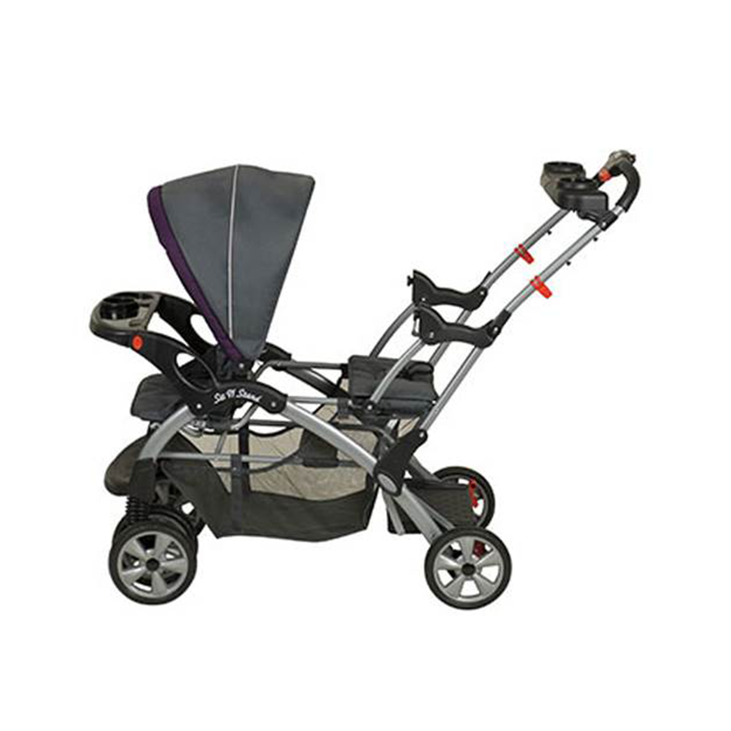 Baby Trend Sit N Stand Double Travel Stroller - Elixer (Open Box)