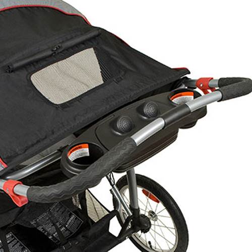 Baby Trend Expedition Swivel Travel Jogging Double Baby Stroller, Millennium (For Parts)