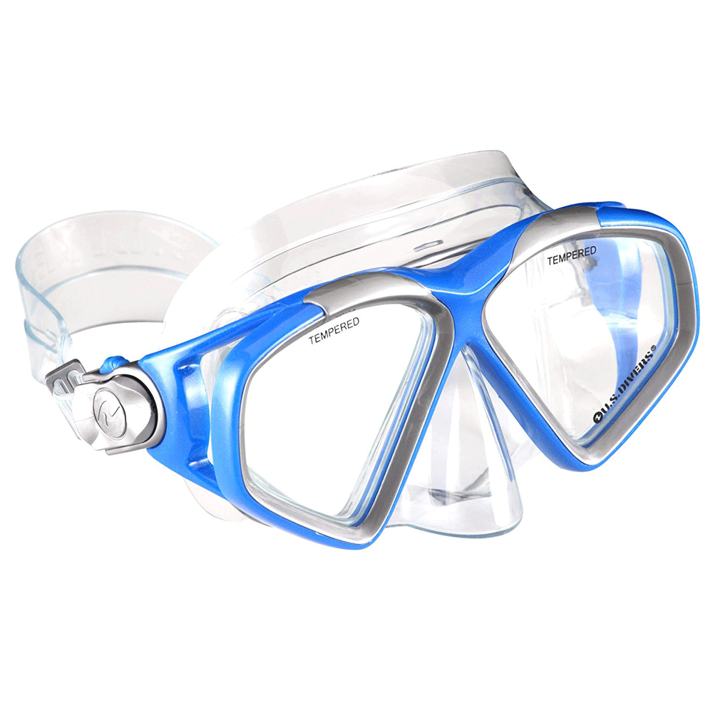 U.S. Divers Cozumel Adult Snorkeling Set w/ Large Fins, Mask, Snorkel (Open Box)