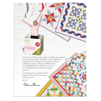AccuQuilt GO! Outside the Box Detailed Fabric Quilting Pattern Instruction Book