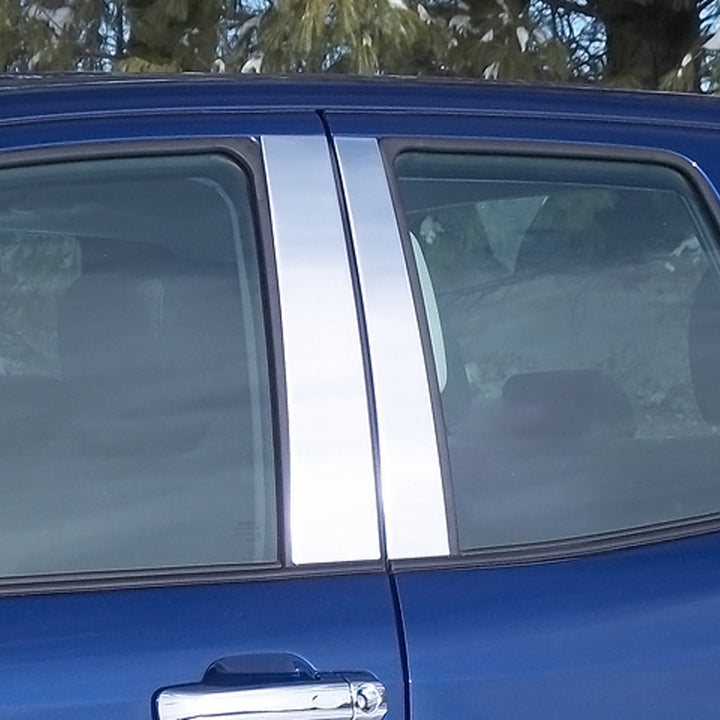 QAA PP27145 4 Piece Stainless Steel Pillar Post Trim for Toyota Tundra/Sequoia - VMInnovations