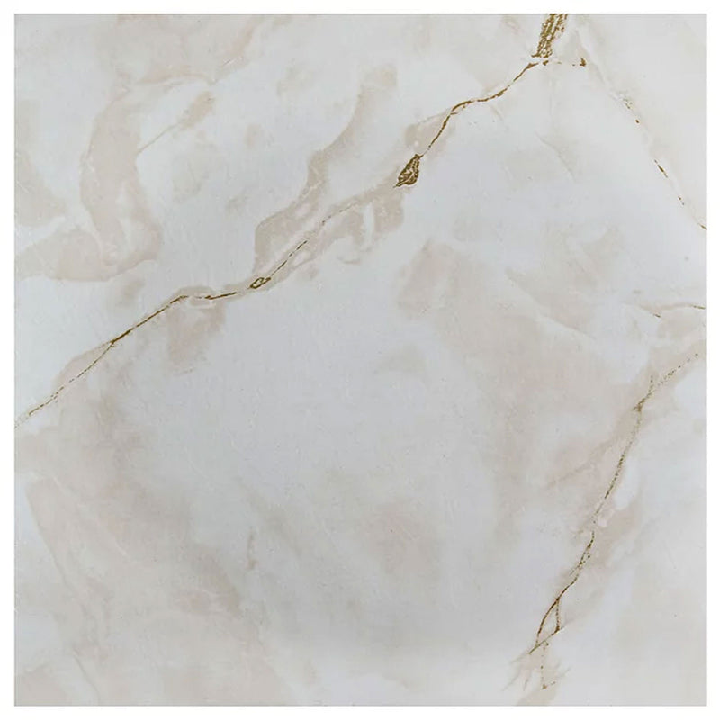 Achim Home Furnishings Nexus Peel & Stick Vinyl Floor Tile, White Marble, 40Pk