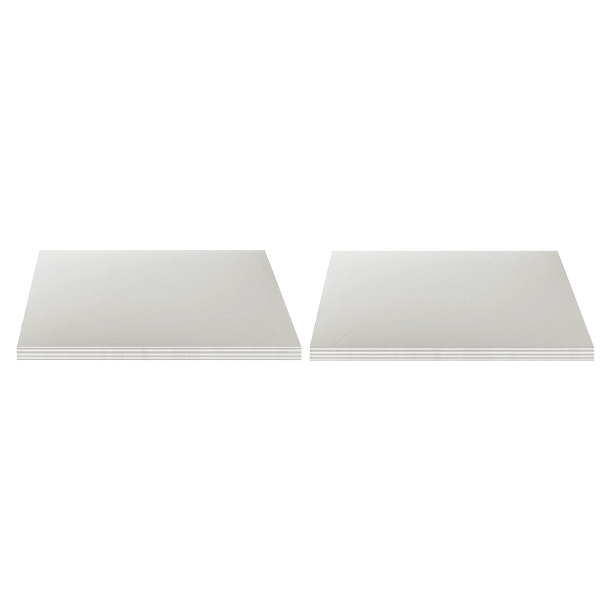 Achim Home Furnishings Nexus Peel & Stick Vinyl Floor Tile, Solid White, 40pk