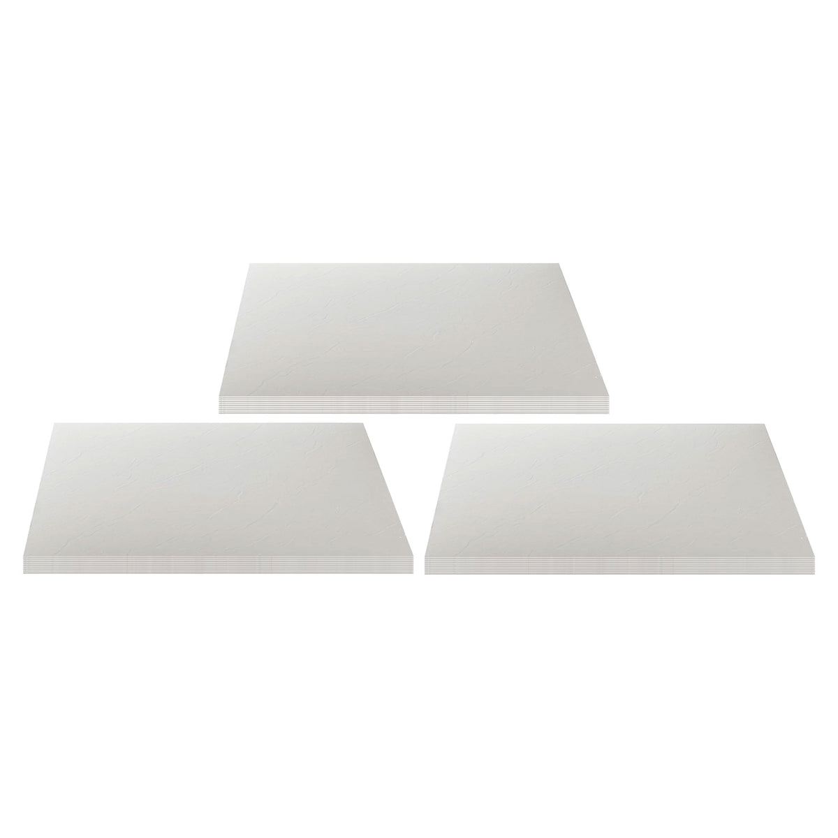 Achim Home Furnishings Nexus Peel & Stick Vinyl Floor Tile, Solid White, 60pk