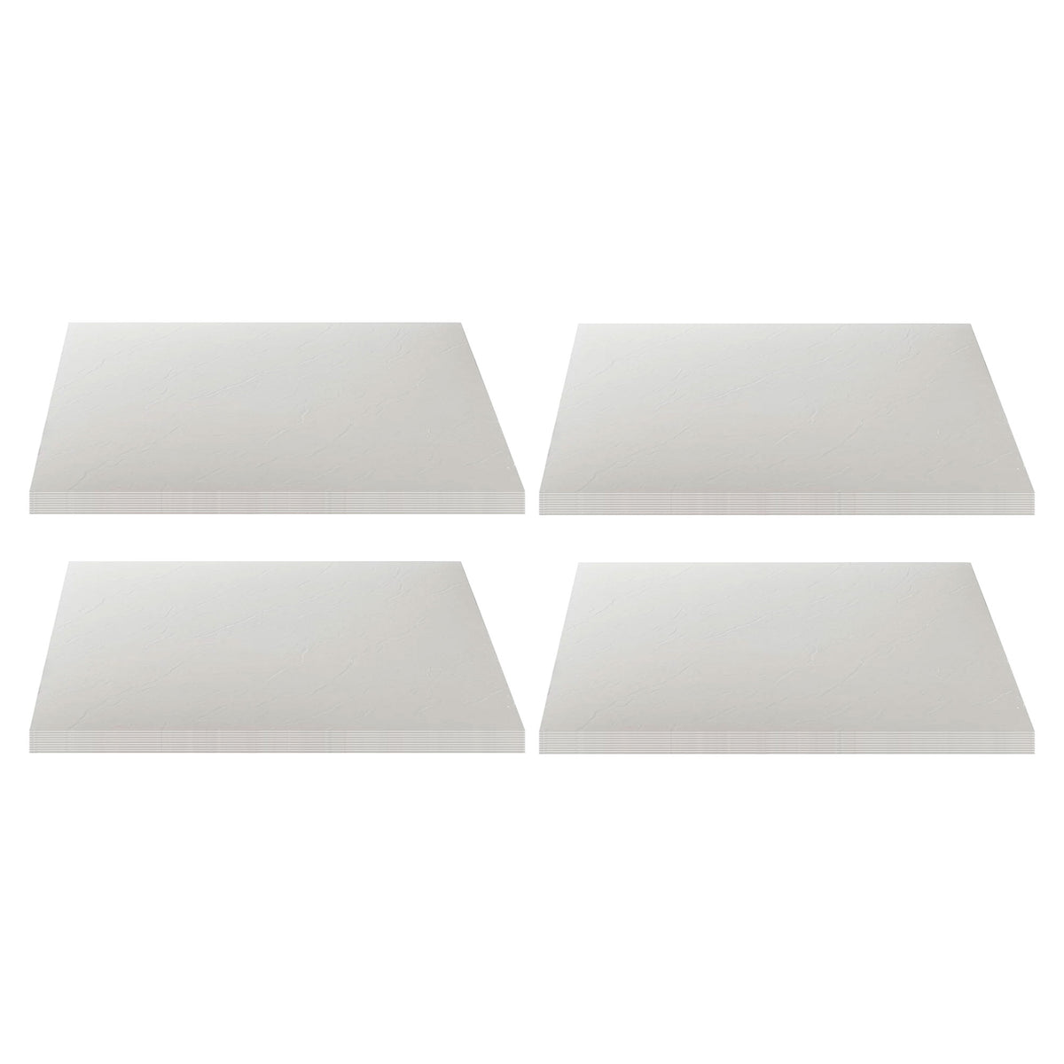 Achim Home Furnishings Nexus Peel & Stick Vinyl Floor Tile, Solid White, 80pk