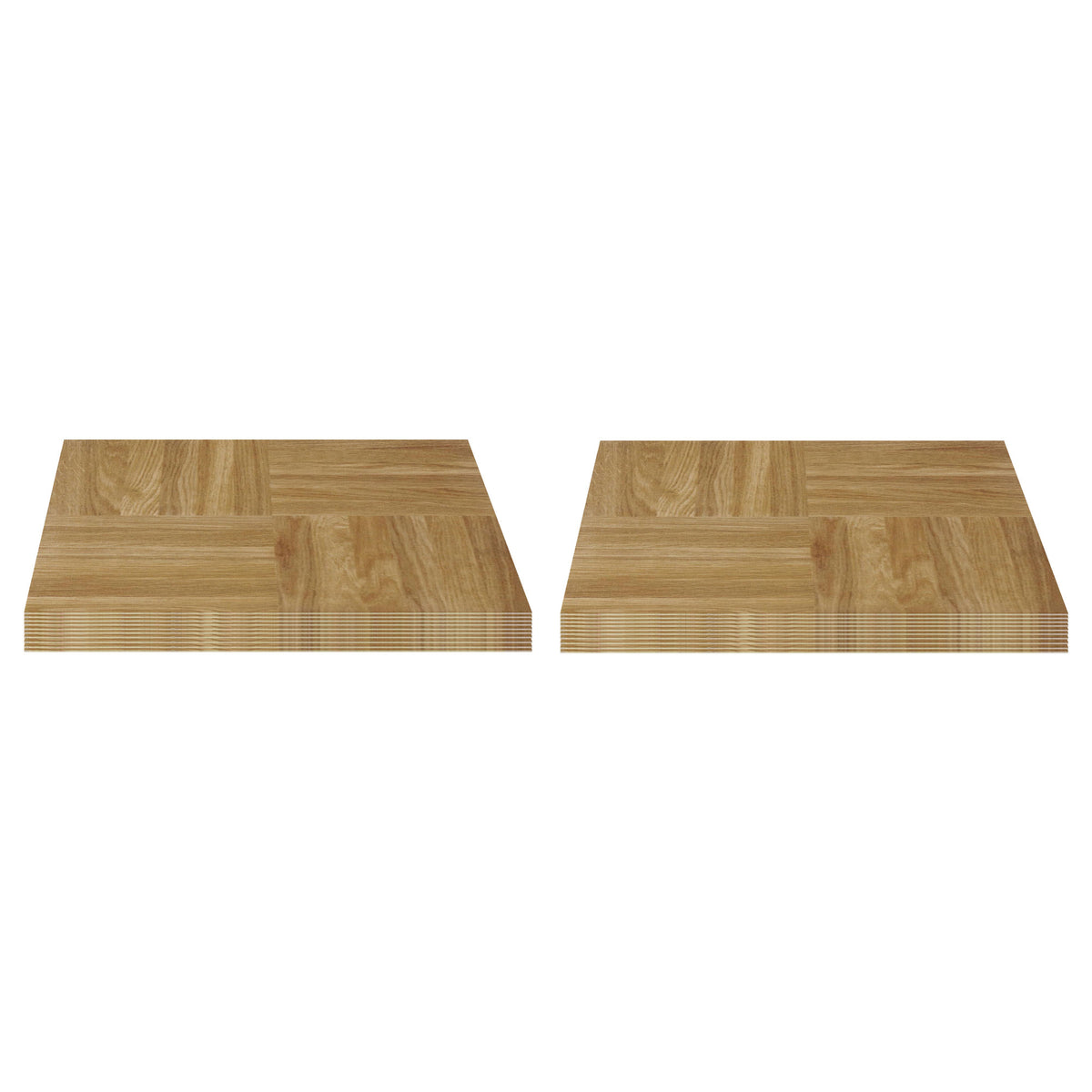 Achim Home Furnishings Nexus Peel & Stick Vinyl Floor Tile, Oak Parquet, 40pk