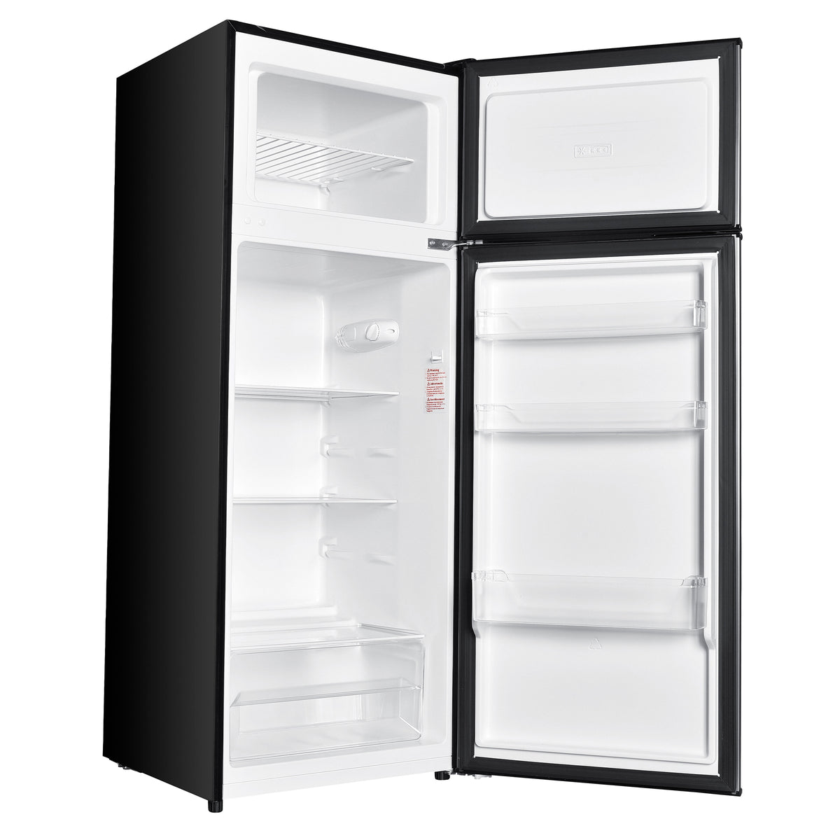 Danby 7.4 Cubic Feet Mid Size Organizer Top Mount Refrigerator, Gray (Open Box)