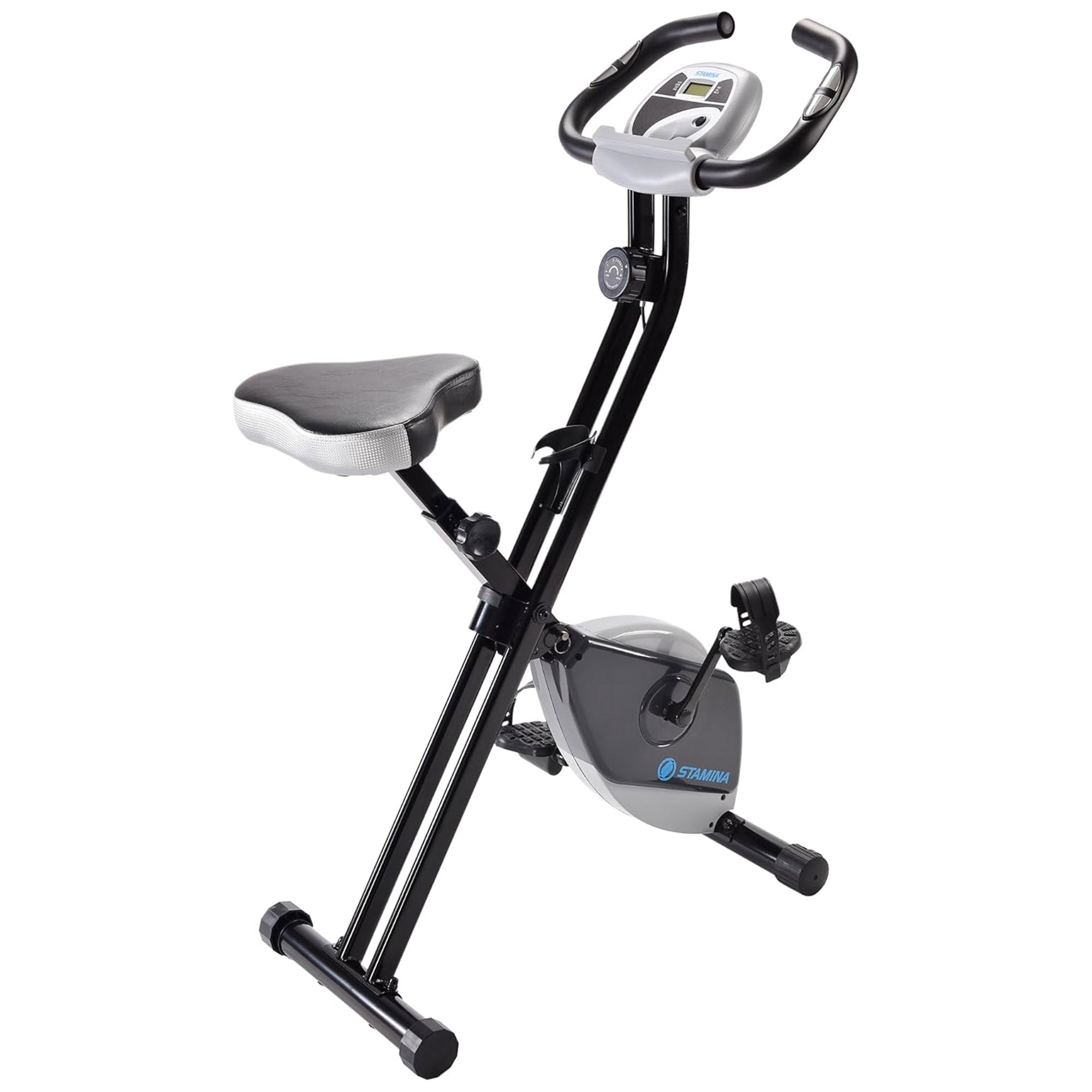 Stamina Products 15-0812 Folding LCD Exercise Bike With Guided Online Workouts - VMInnovations