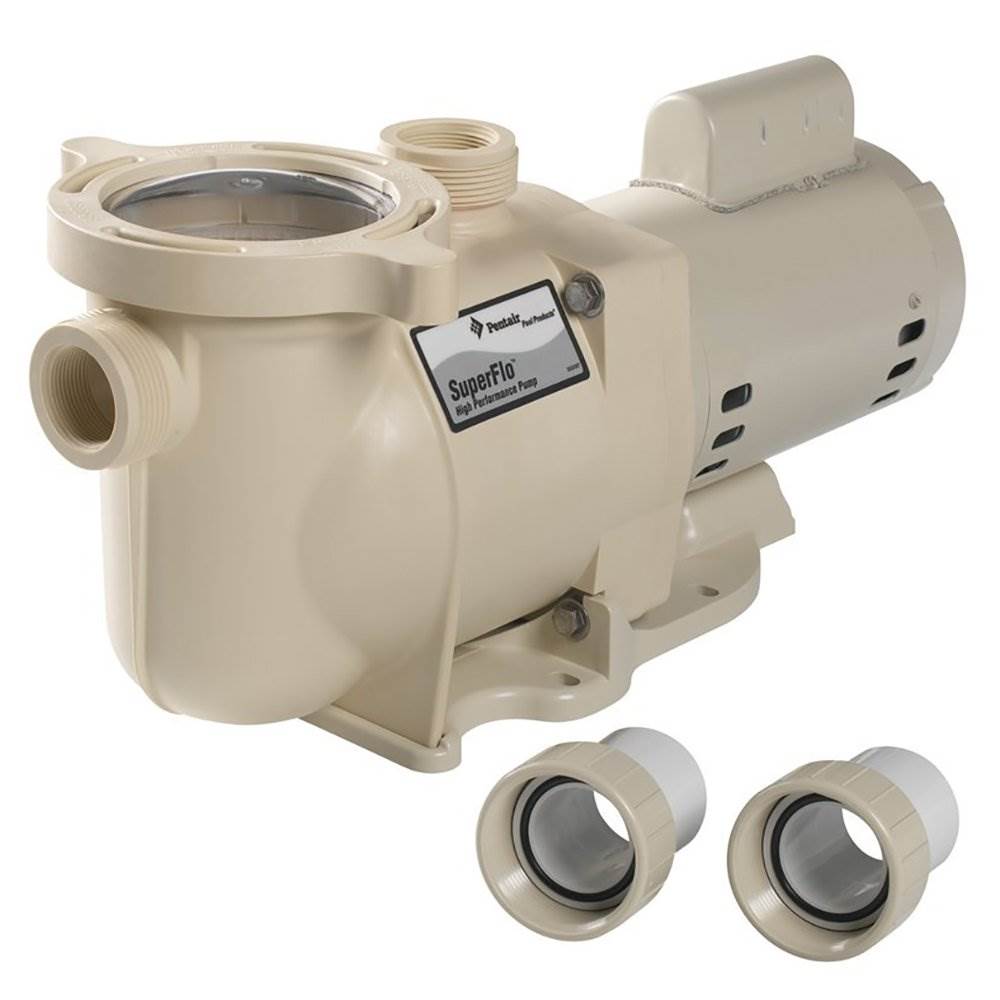 PENTAIR 340040 SuperFlo Inground Swimming Quiet Pool Pump 2 Hp 230V (Open Box)